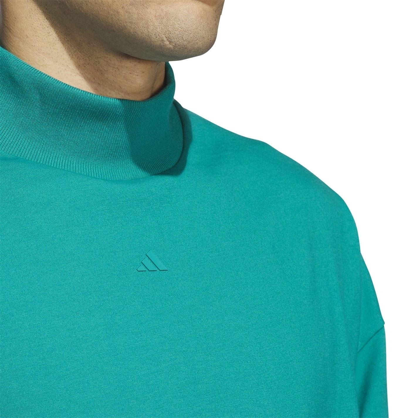 adidas Mens Basketball Long Sleeve Tee T-Shirt