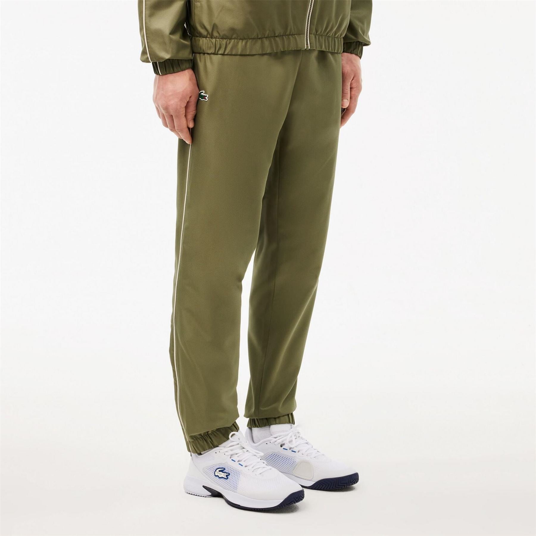 Lacoste Crocodile Print Zip Neck Long Sleeve Full Tracksuit