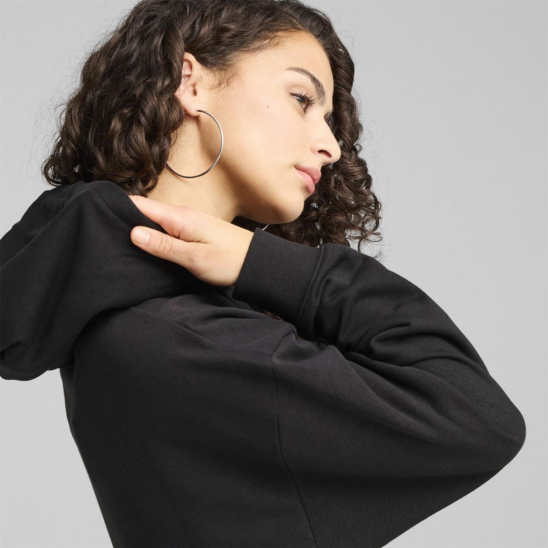 Puma Script Comfort Tech Fleece Overhead Hoodie