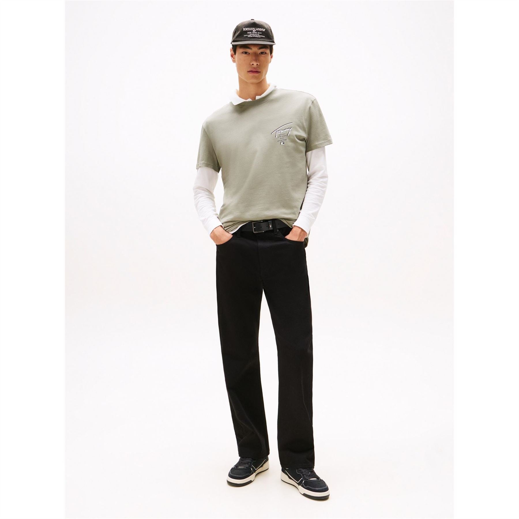 Tommy Jeans Flag Logo T-Shirt