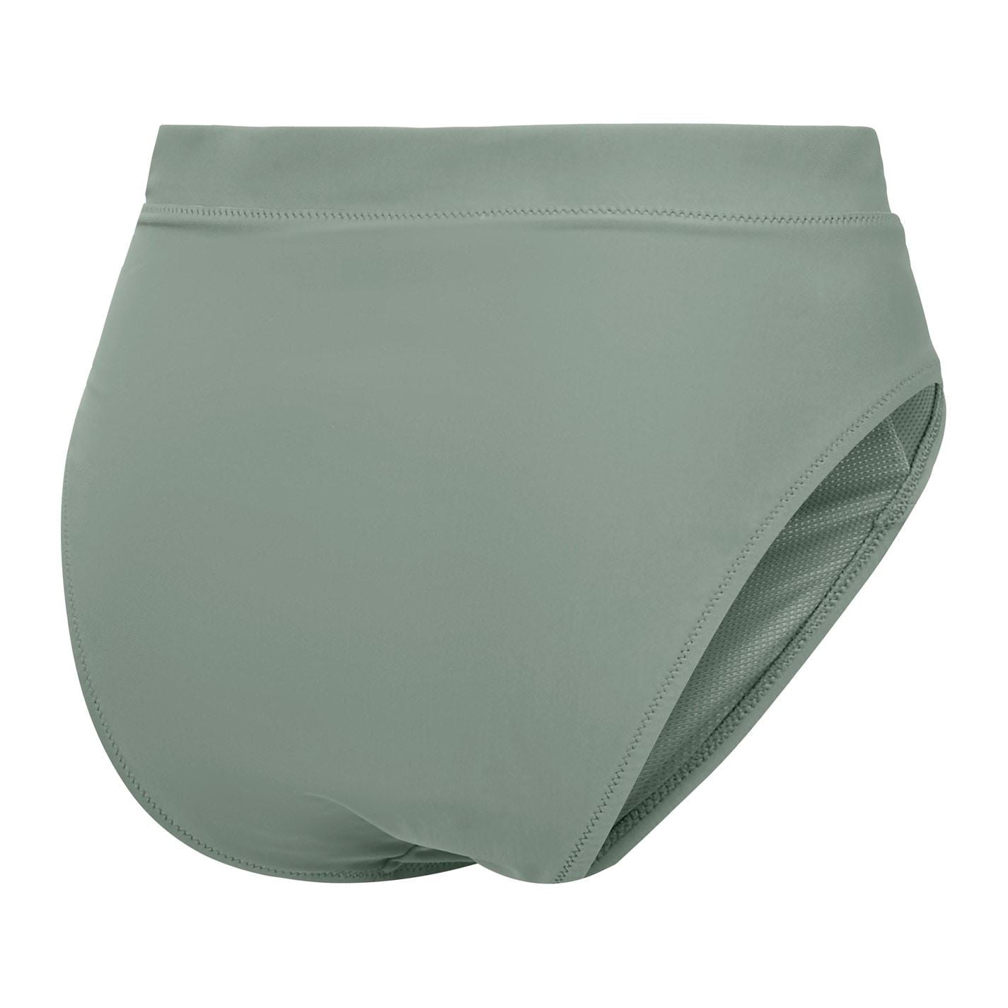 Speedo High Leg Mid Waist Bikini Bottom