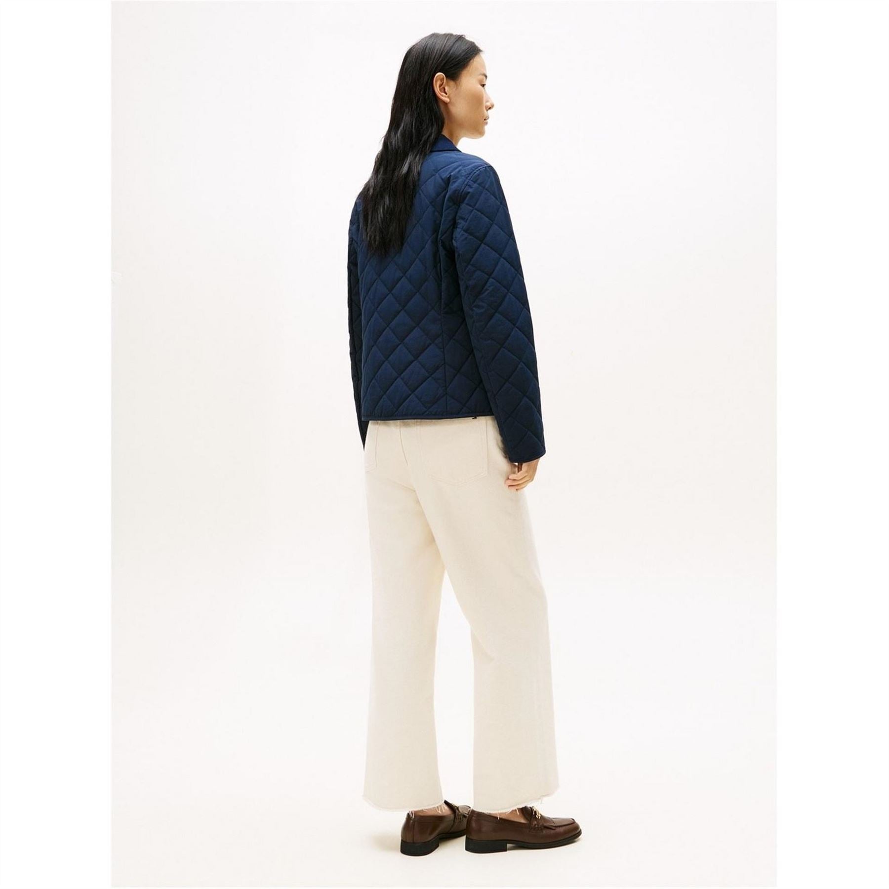 Tommy Hilfiger Snap Button Quilted Slim Jacket