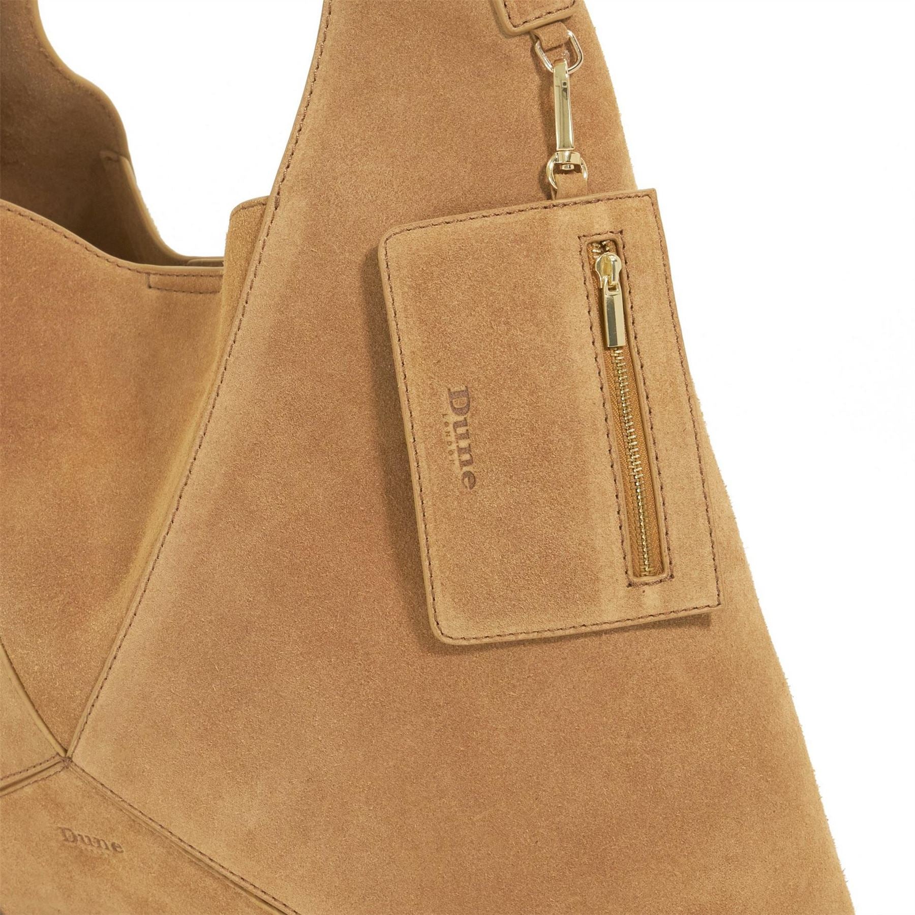 Dune London Dearest Tote Trapezoid Shape Gold Tone Hardware