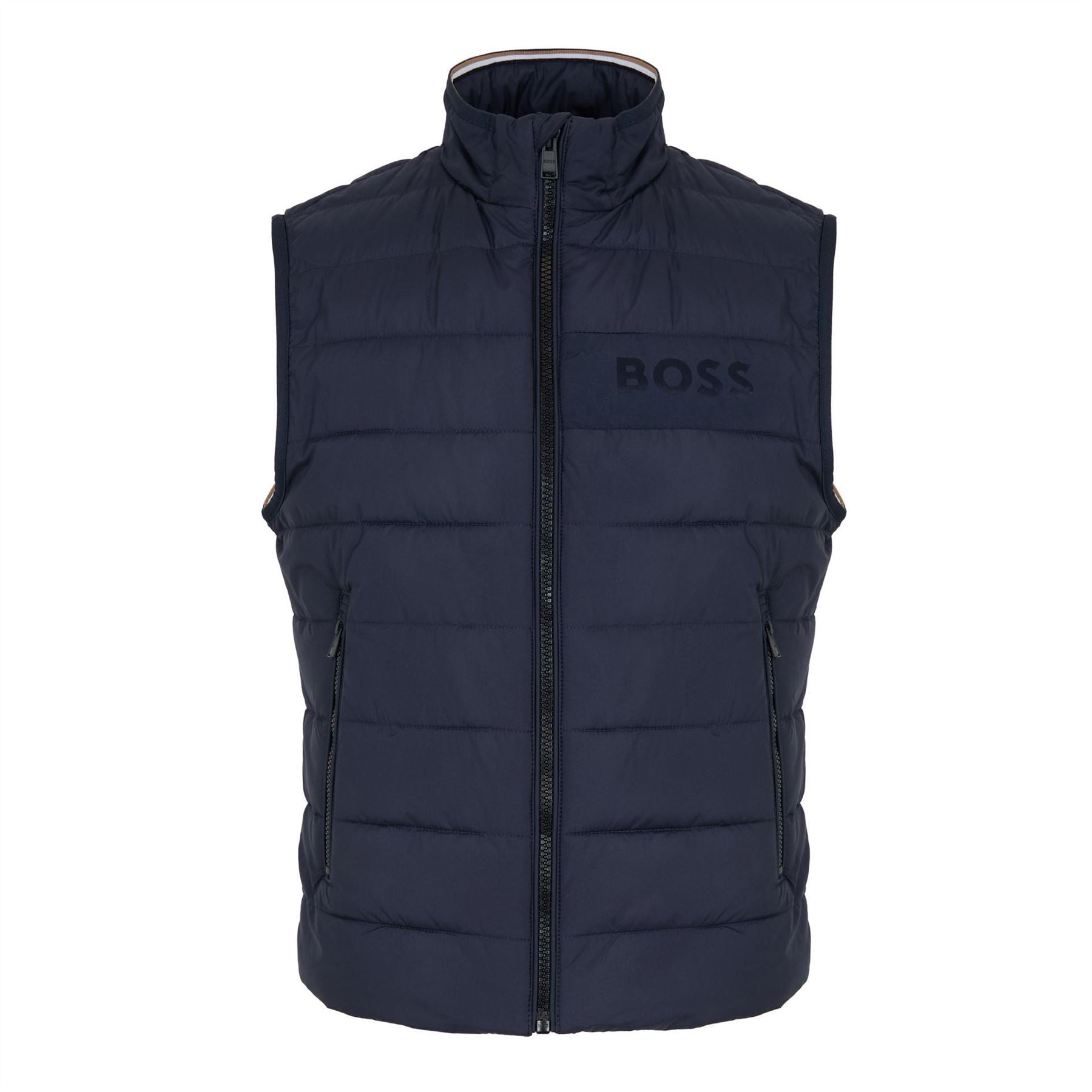 Boss H Cenito Padded Water Repellent Stand Collar Sleeveless Gilet