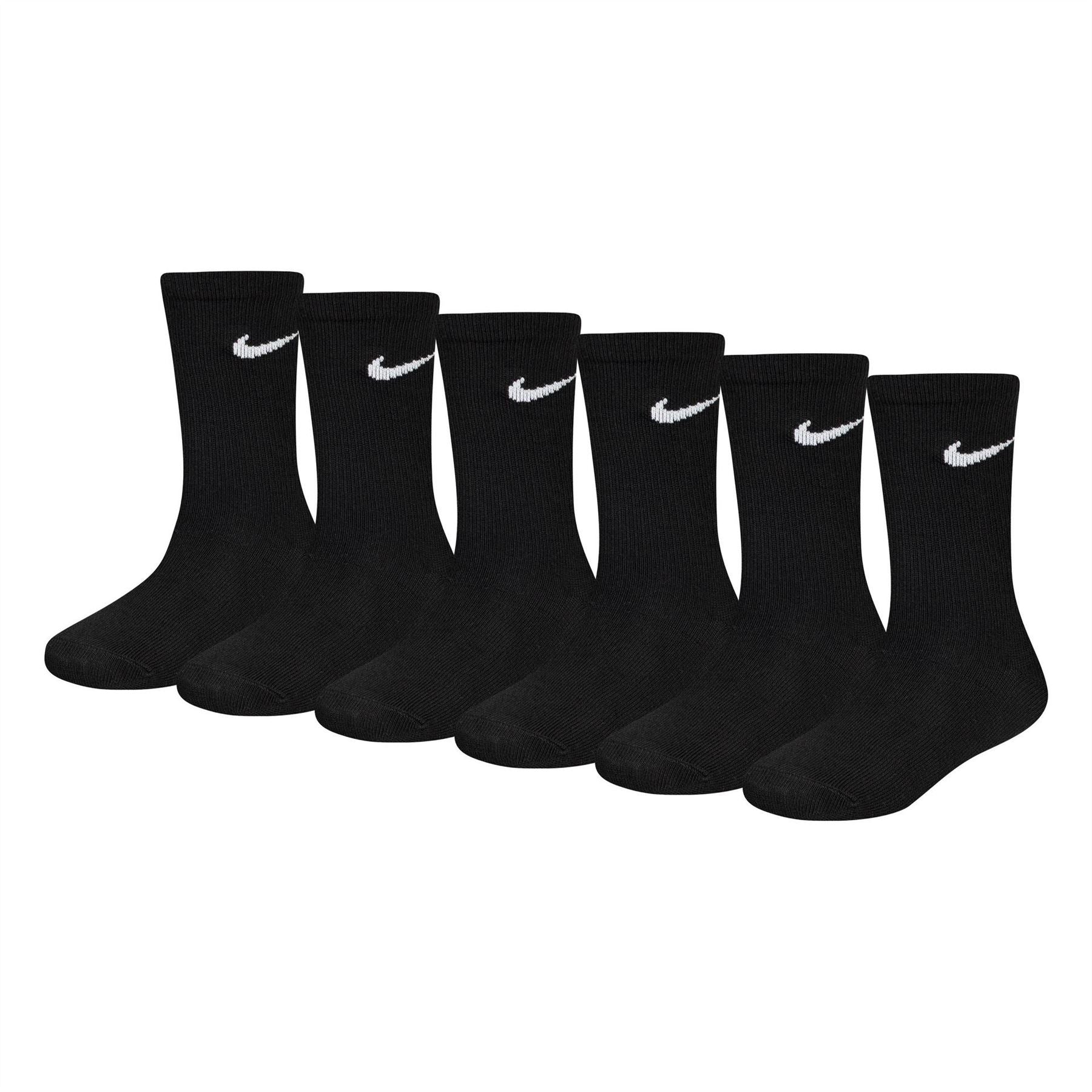 Nike 6 Pack Of Crew Socks Childrens