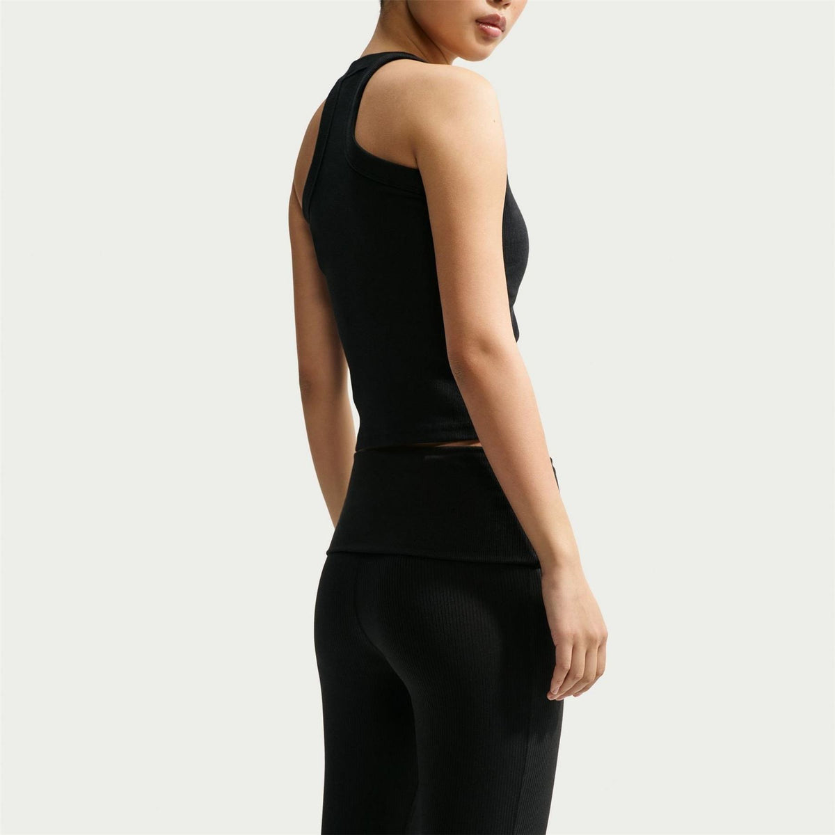 Nike Ribbed Low Rise Flared Yoga Pants