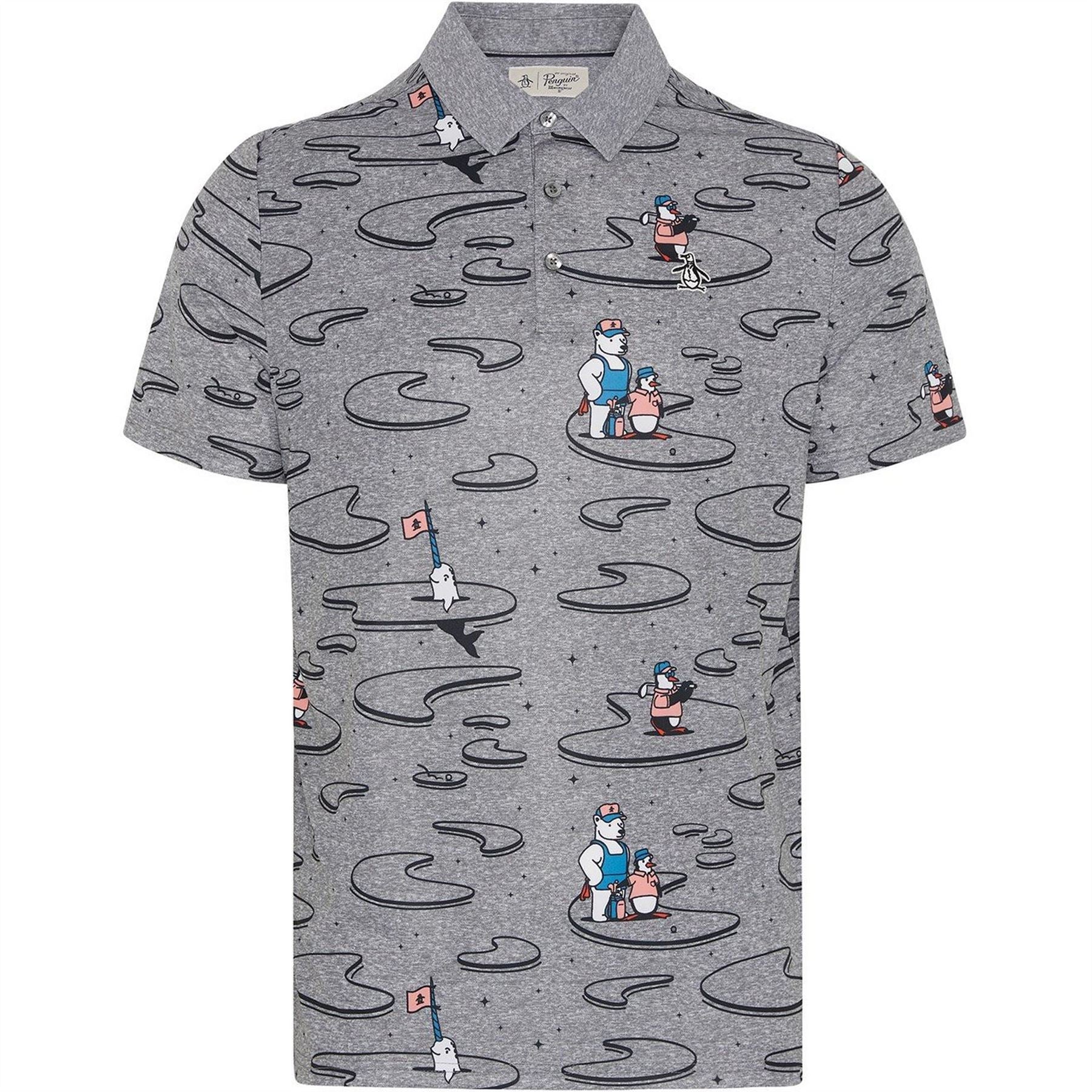 Original Penguin All Over Print Short Sleeve Shirt
