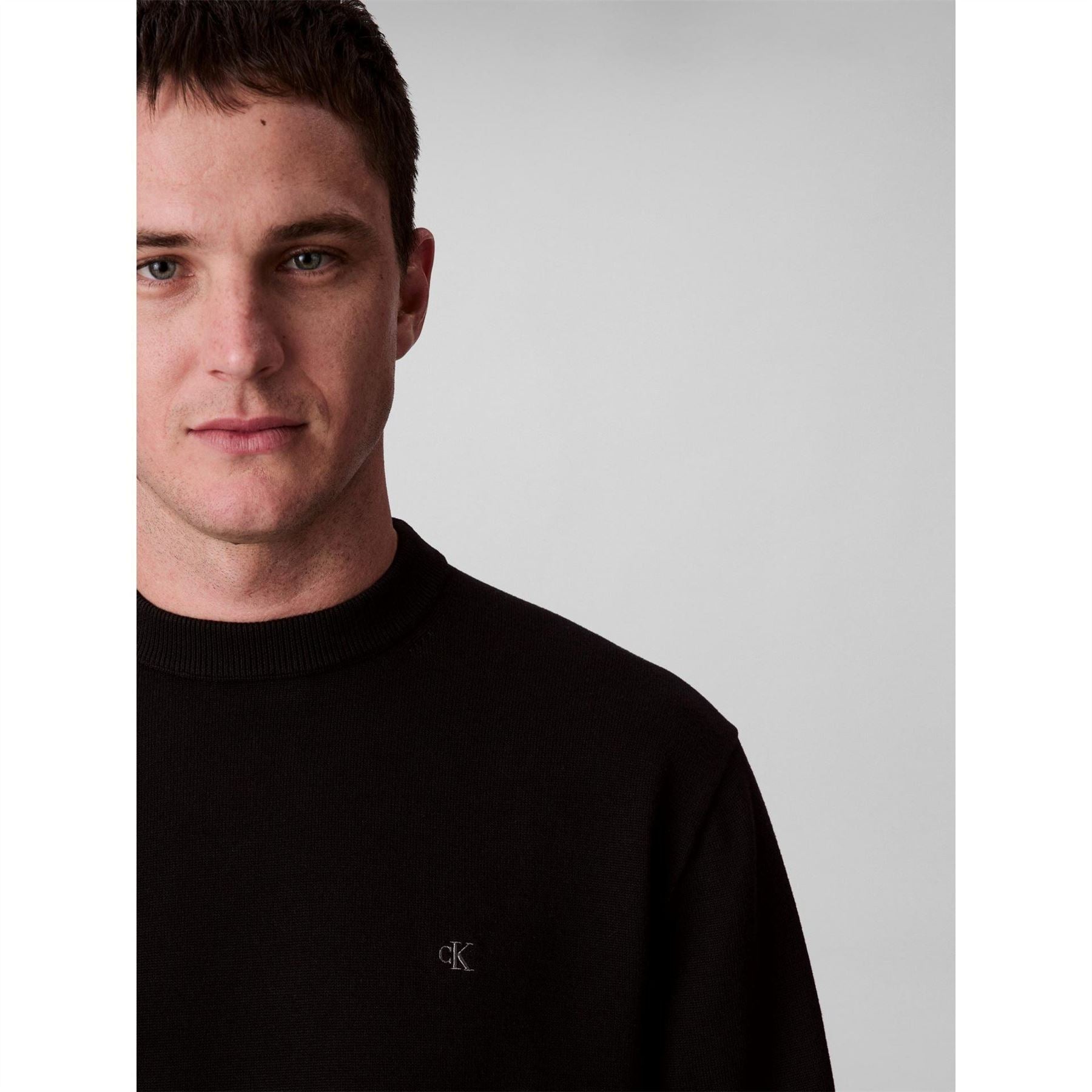 Calvin Klein Jeans Ckj Monogram Crew Neck Jumpers