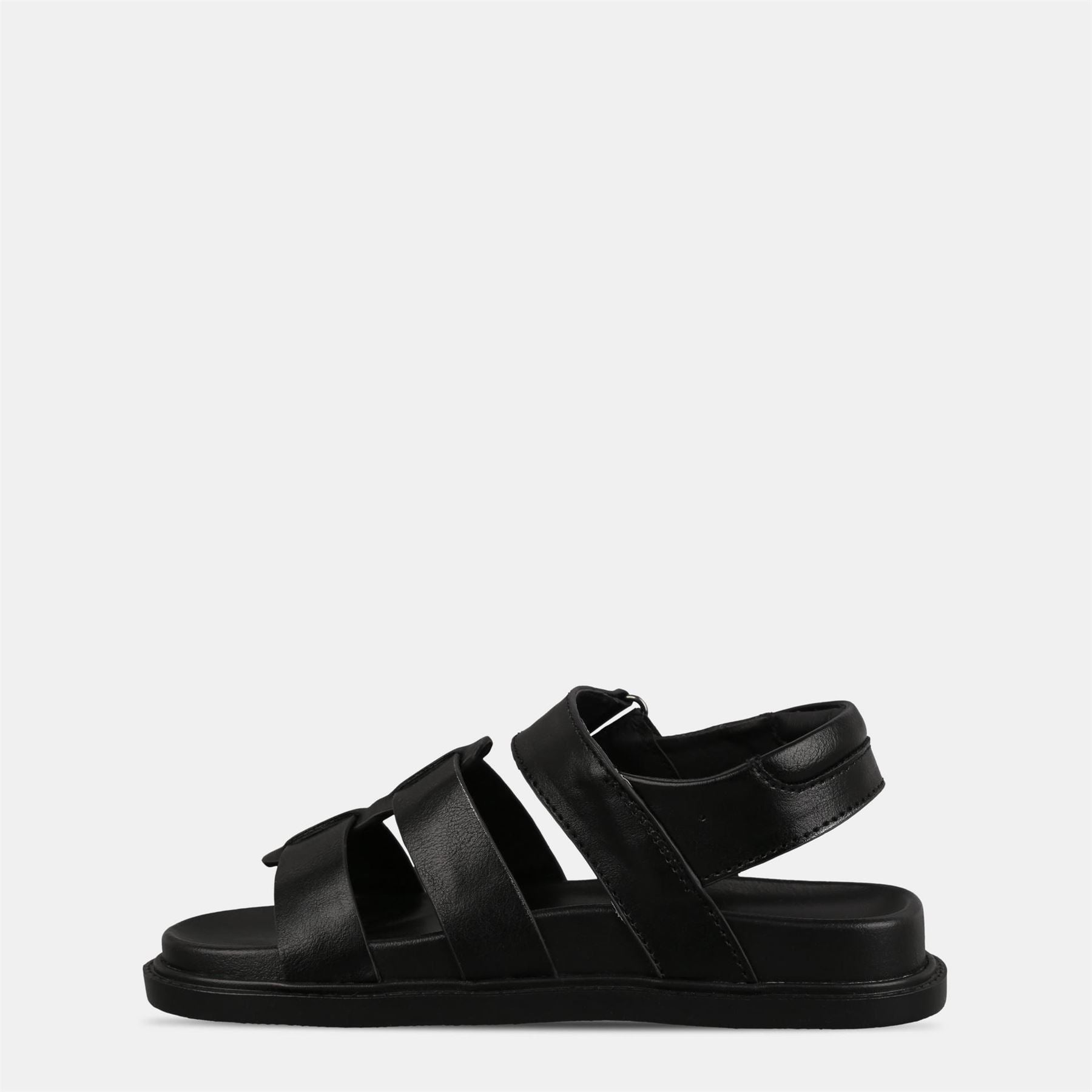 Jack Wills Hook And Loop Flat Sandals