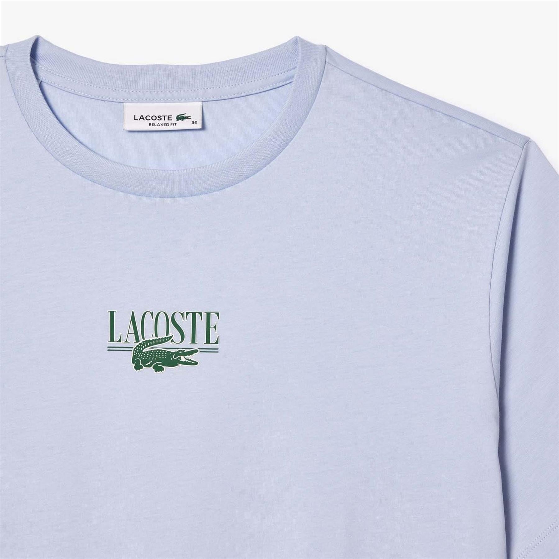 Lacoste Fit Printed Cotton T-Shirt