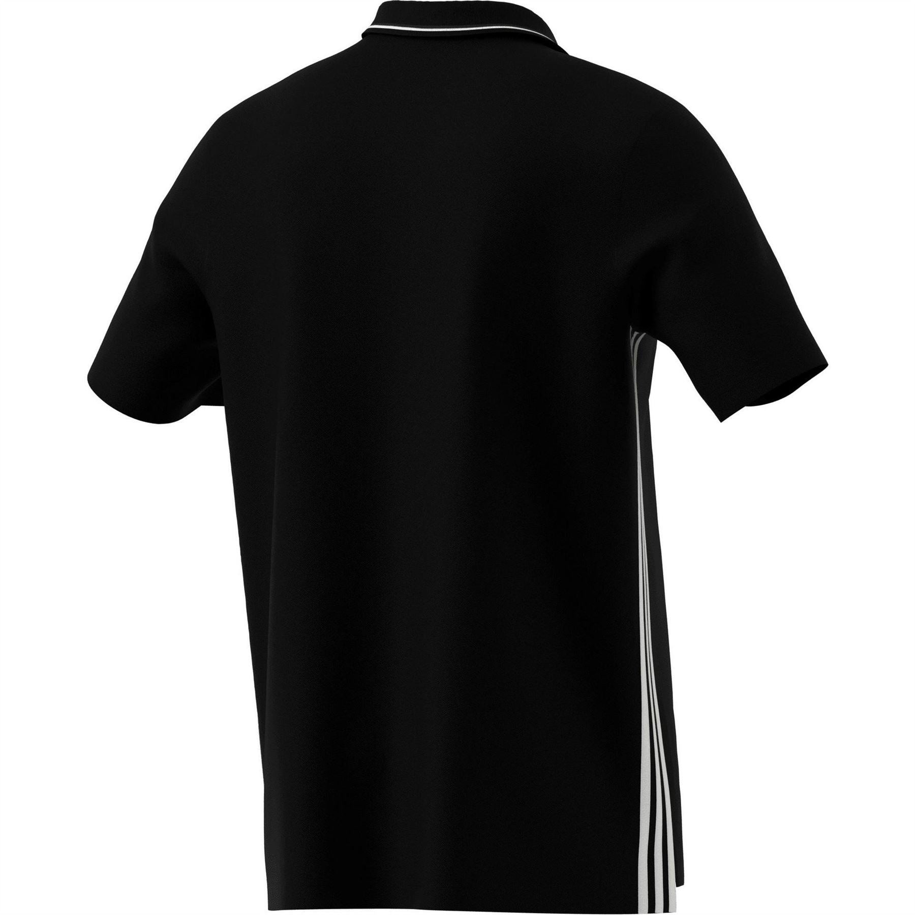 adidas Mens Essentials Cotton 3 Stripes Polo Shirt