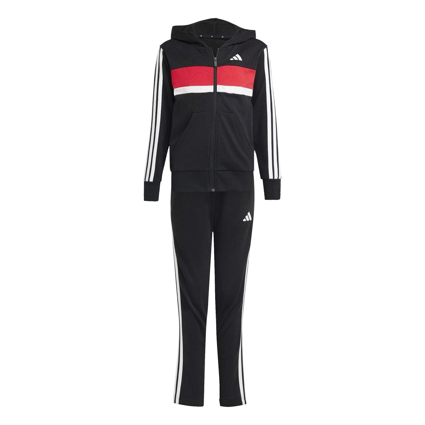 adidas 3 Stripe Tracksuit Juniors