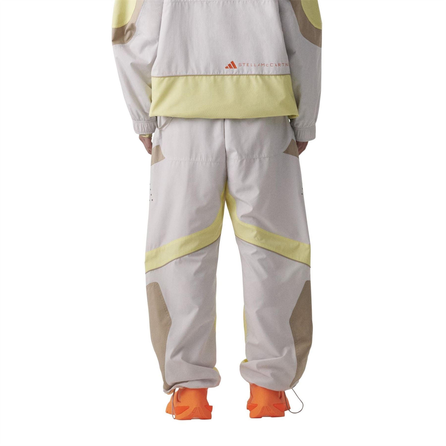 adidas Woven Color Block Wide Leg Track Pants