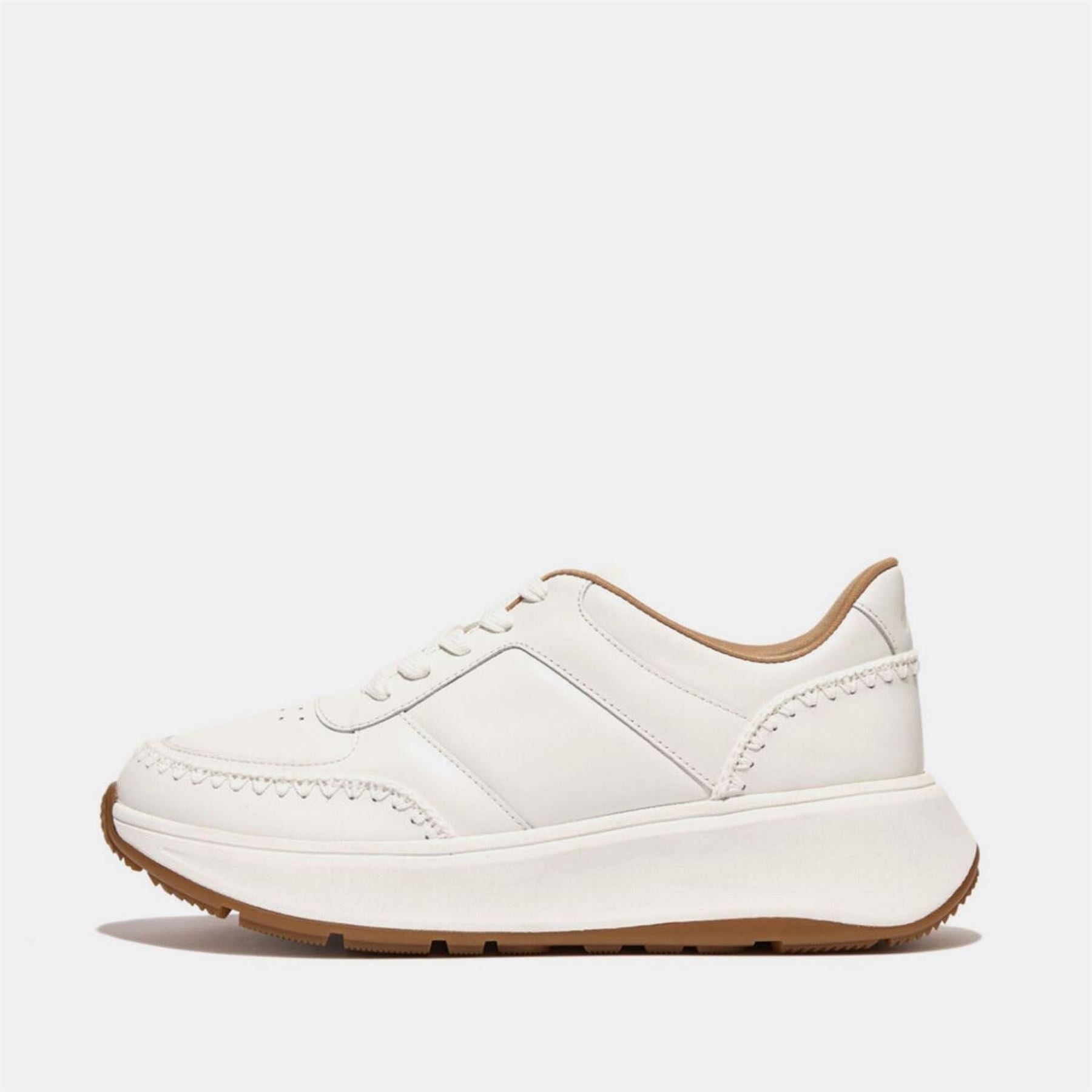 Fitflop Mode Crochet Stitch Leather Flatform Trainers