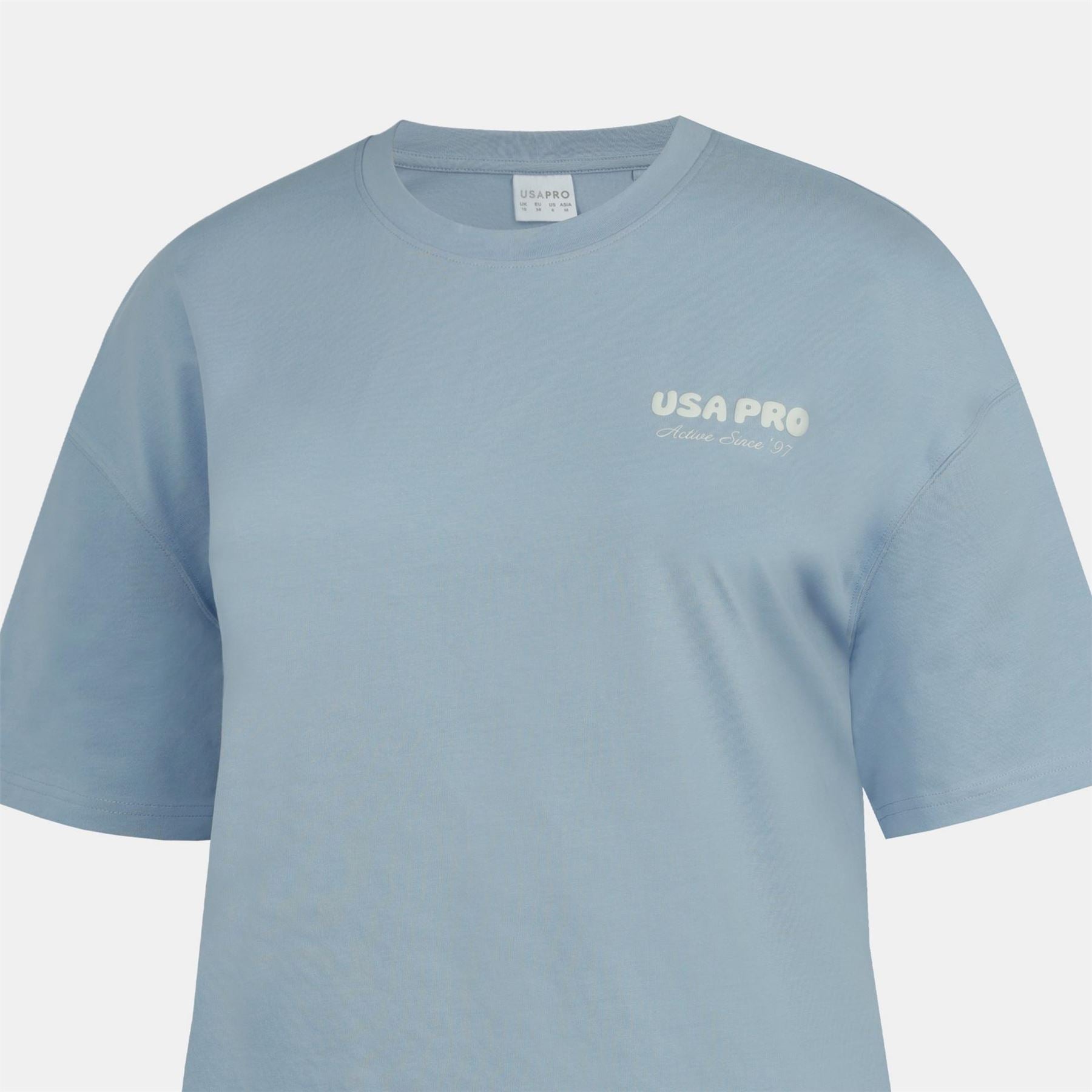USA Pro Graphic Cotton Short Sleeve Oversized T-Shirt