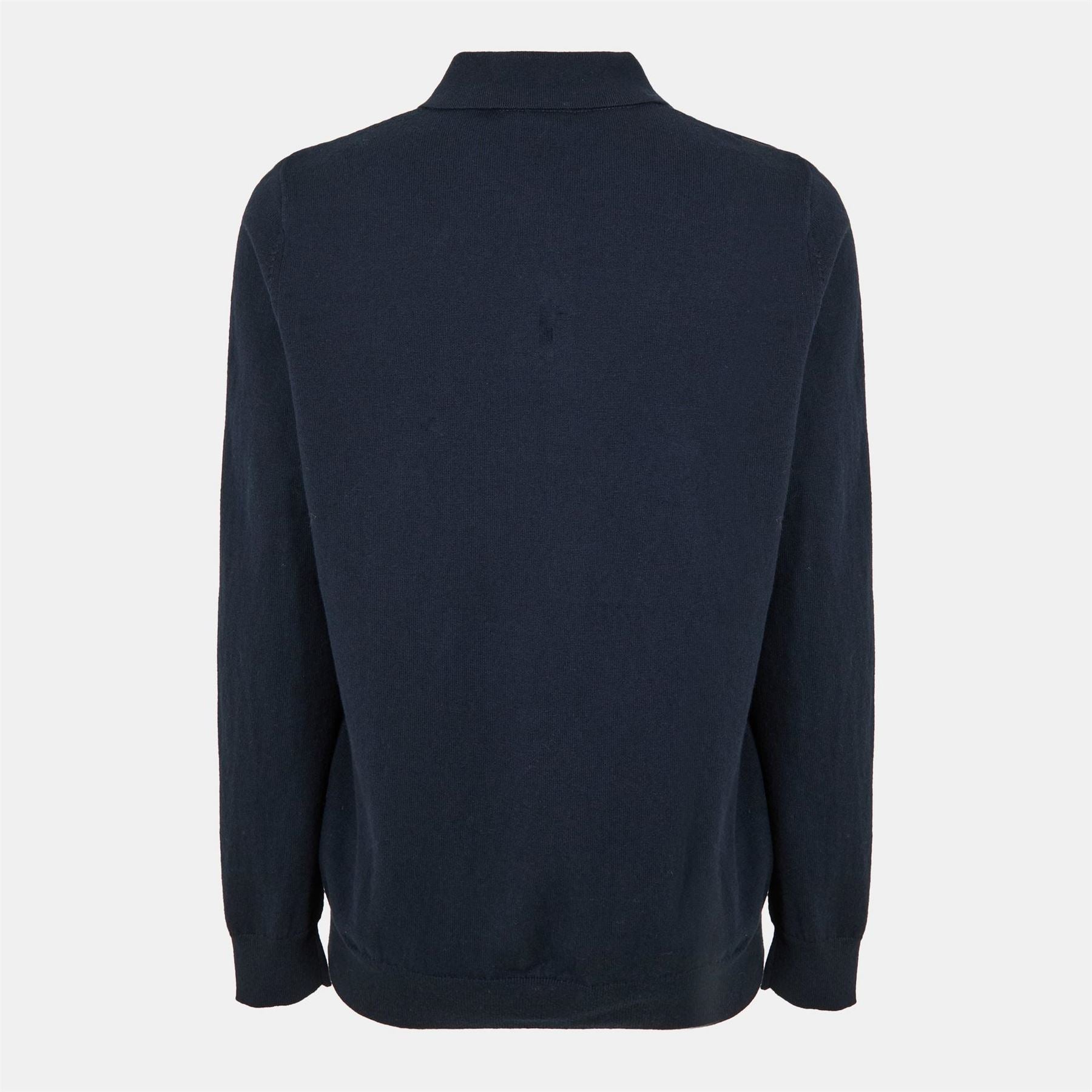 Lyle and Scott Collared Neck Long Sleeve Regular Fit Polo Shirt