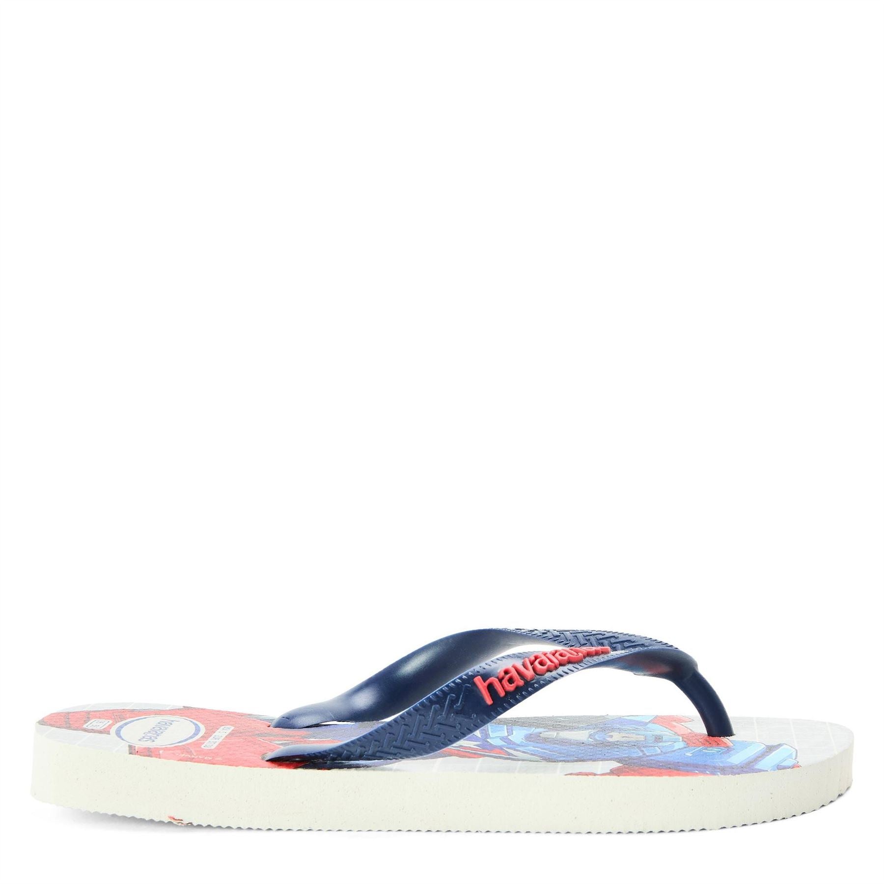 Havaianas Womens Hav. Kids Top Marvel Ii White 35 36 Flip Flops