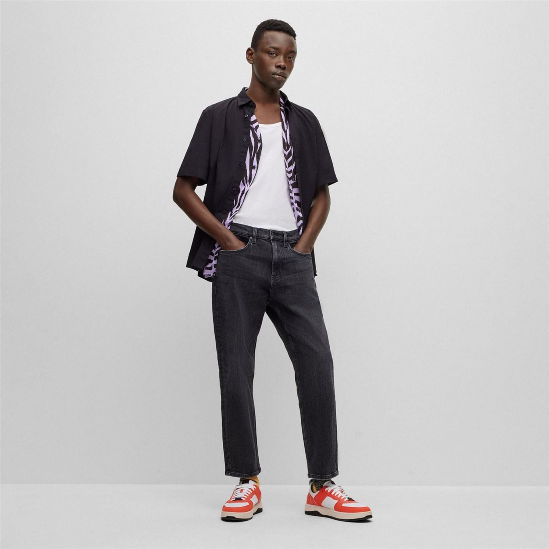 Hugo Ebor Regular Fit Short Sleeve Shirt
