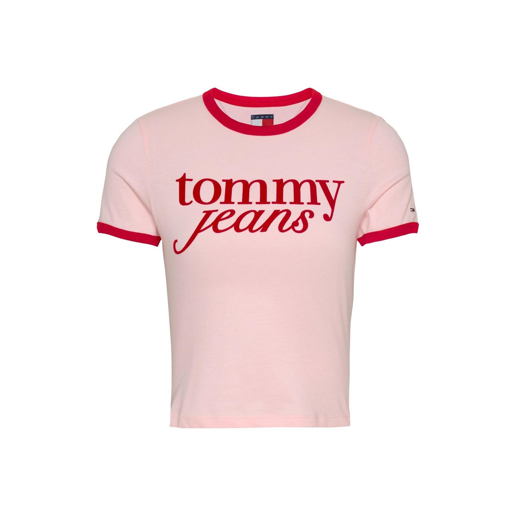 Tommy Jeans Timmy Script Slim Fit Short Sleeve Crew Neck T-Shirt
