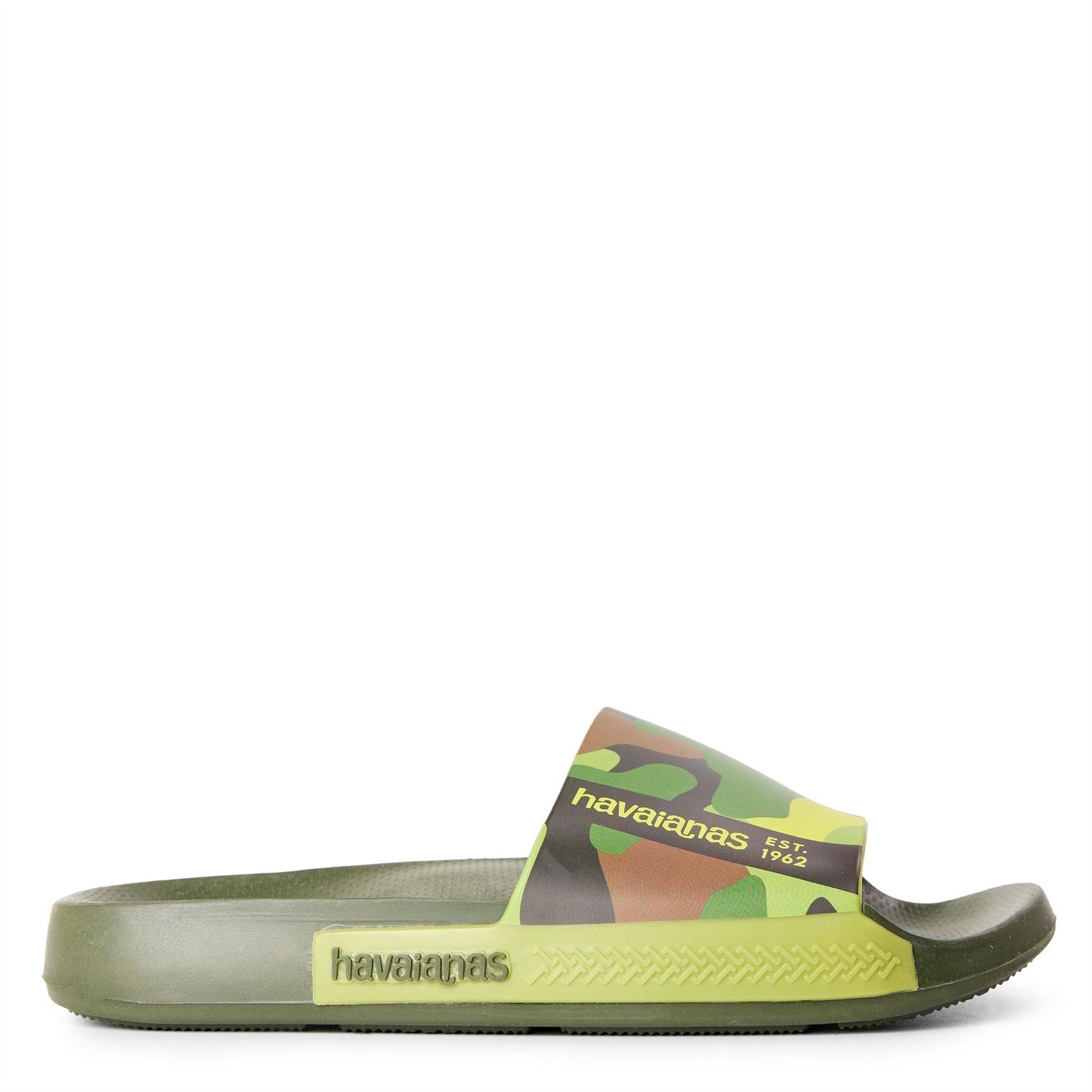 Havaianas Kids Slide Print Green Flip Flops