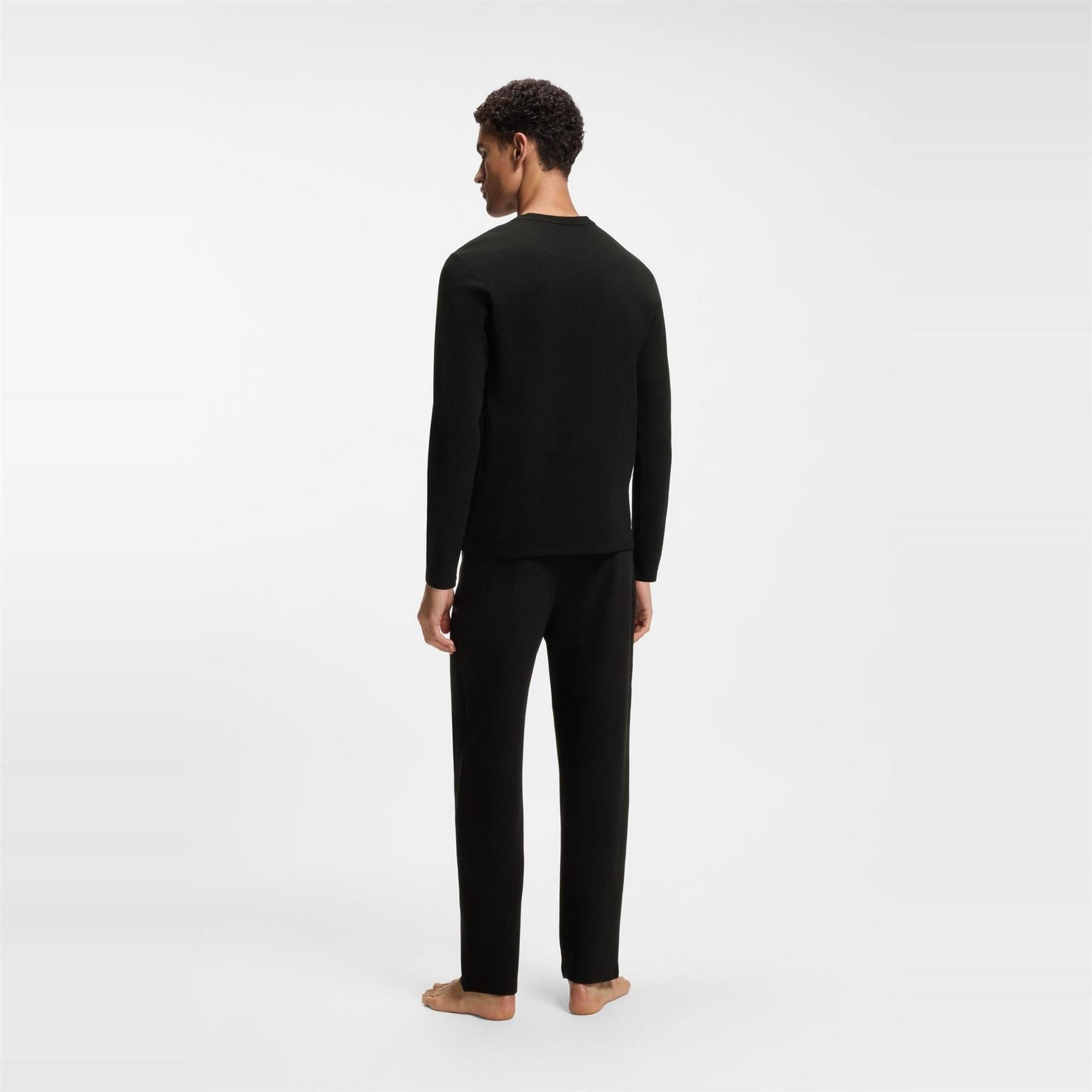Hugo Waffle Ls Shirt 10269584 01