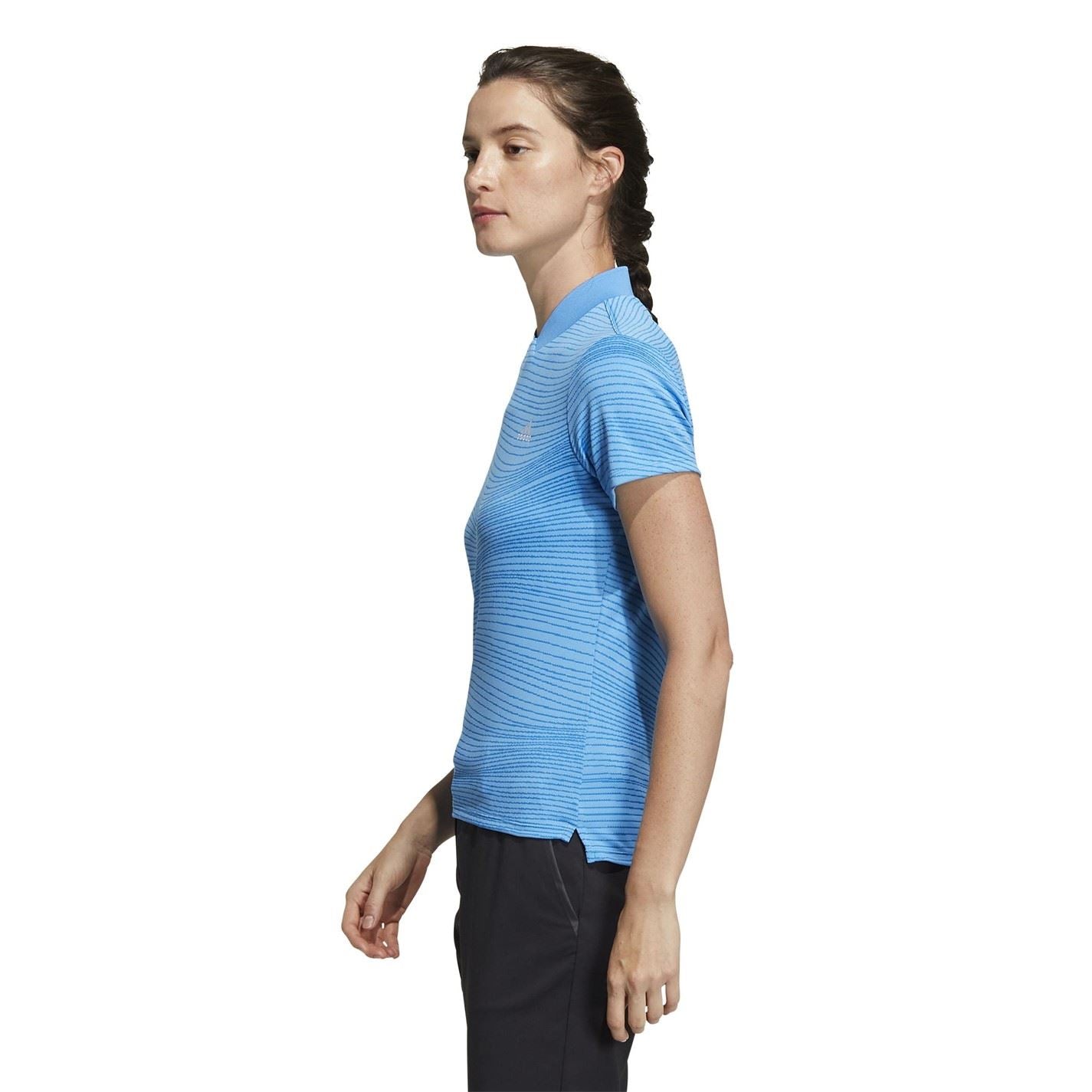 adidas Womens Made To Be Remade Rib Collar Polo Shirt