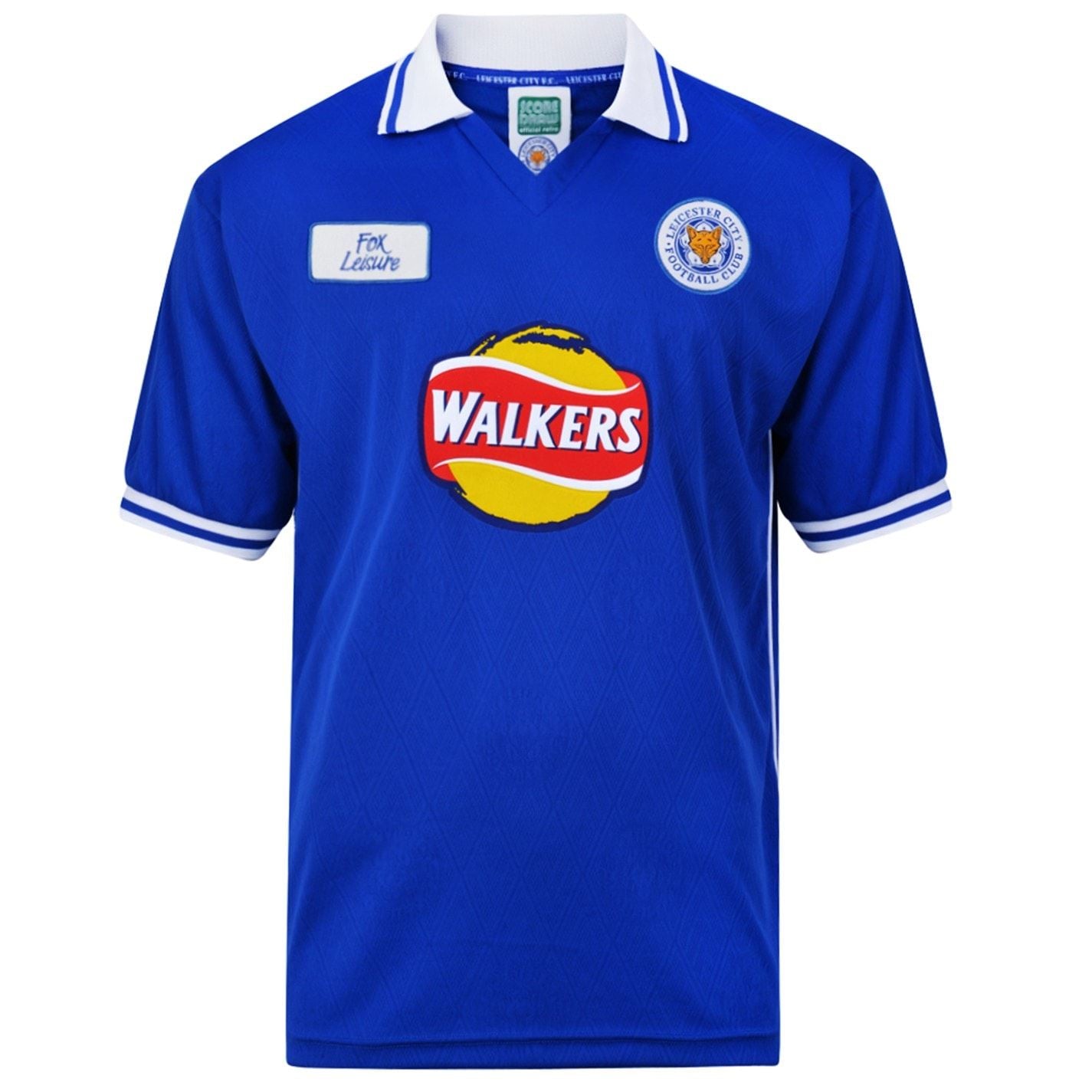 Score Draw Leicester City Home Shirt 2000 Adults