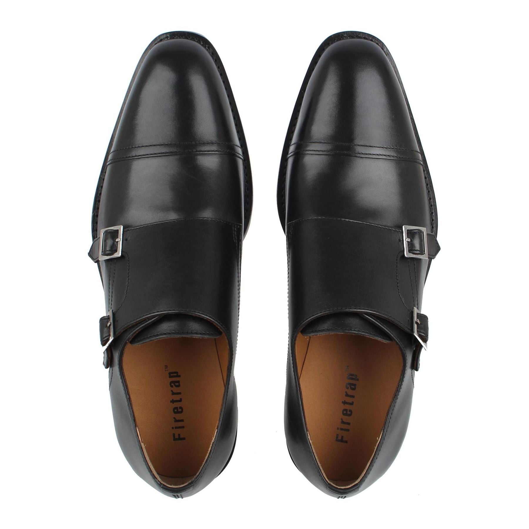 Firetrap Mens Strap Leather Shoes