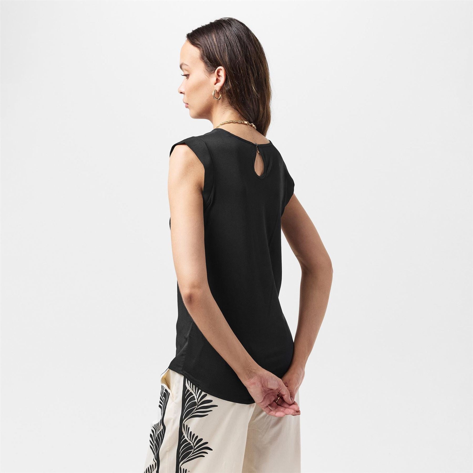 French Connection Plains Capped Sleeve T-Shirt