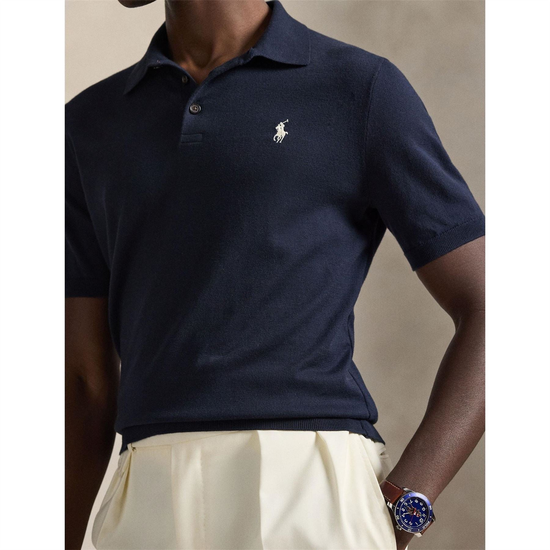 Polo Ralph Lauren Knitted Short Sleeve Polo Shirt