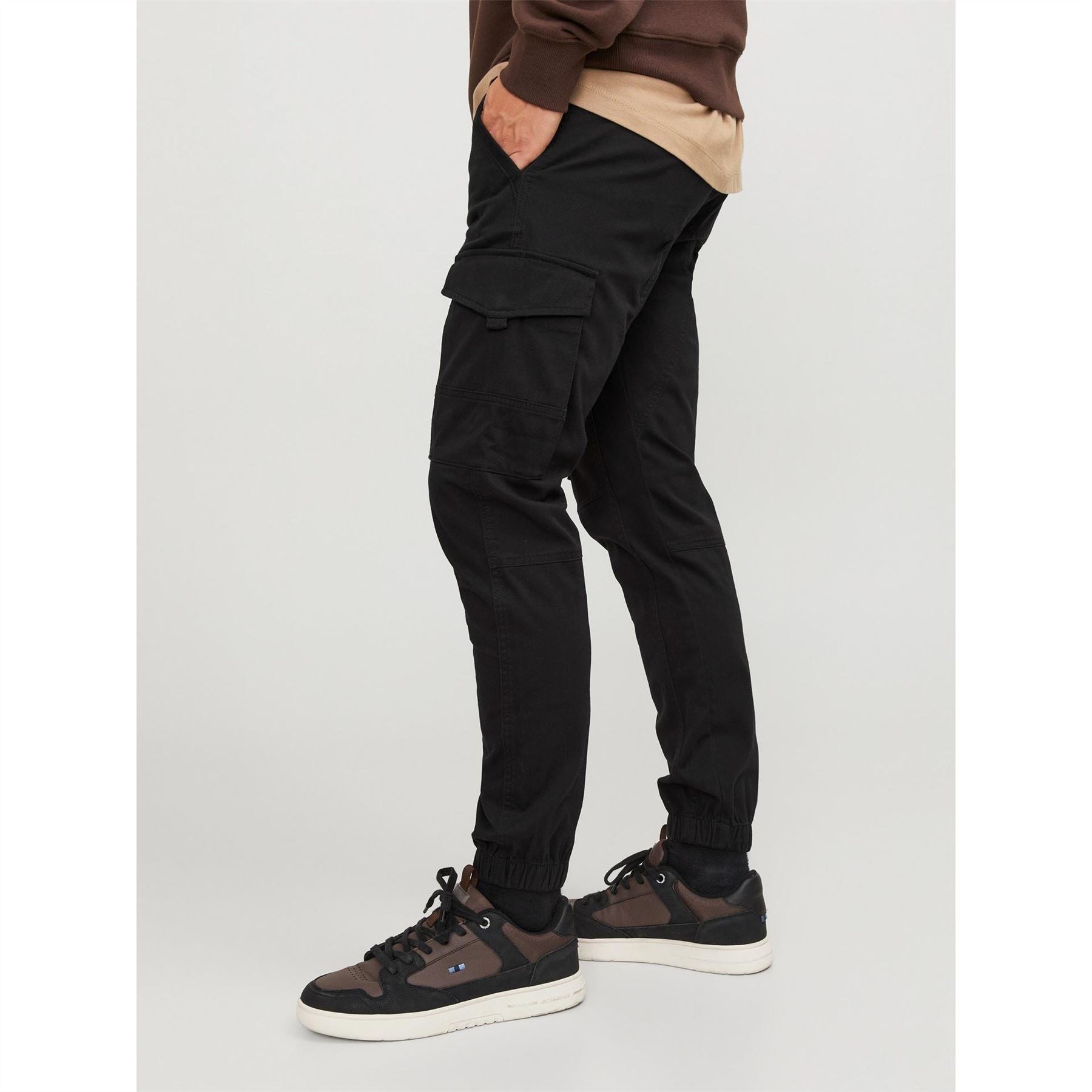 Jack and Jones Slim Stretch Cuffed Cargo Pants