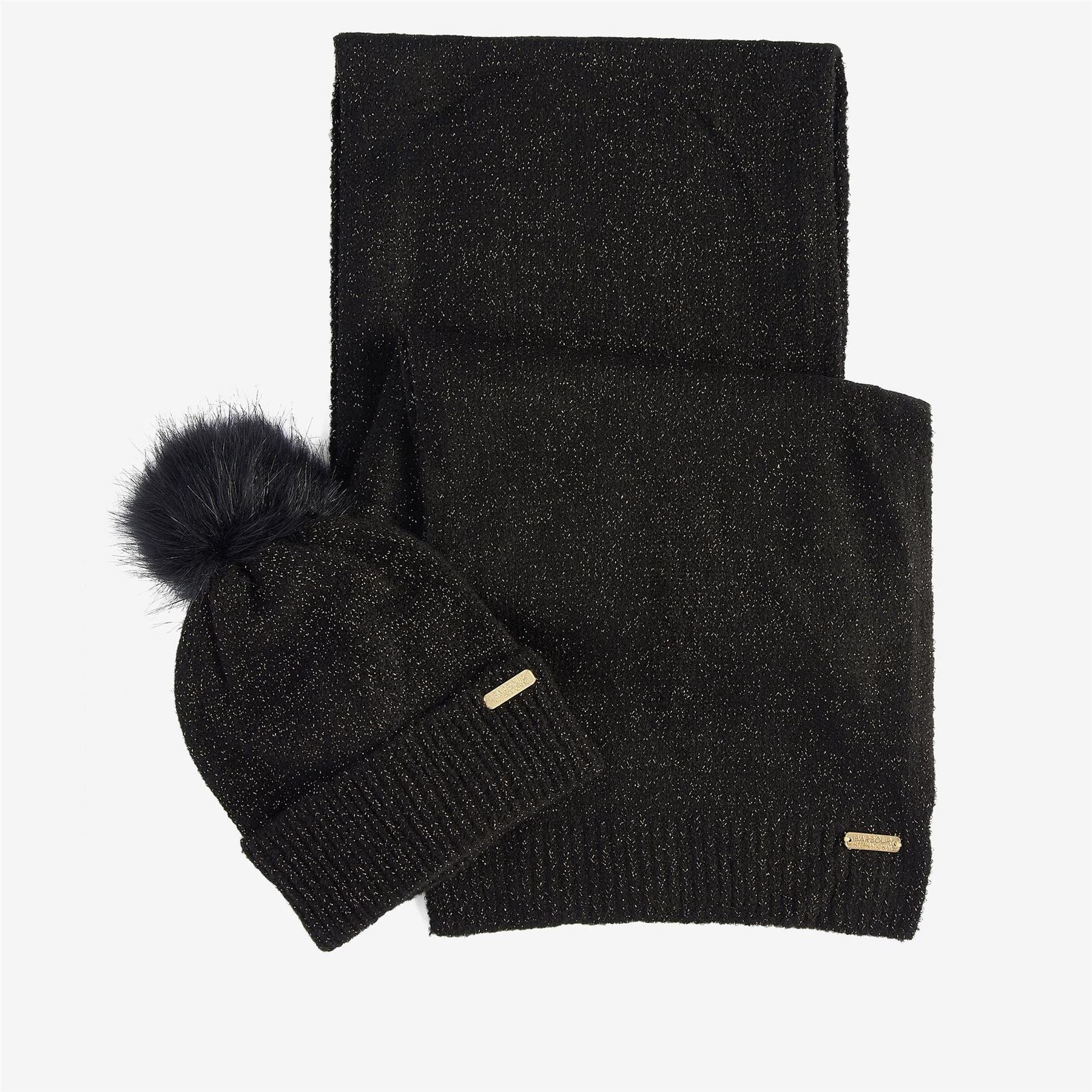 Barbour International Beanie  And  Scarf Gift Set