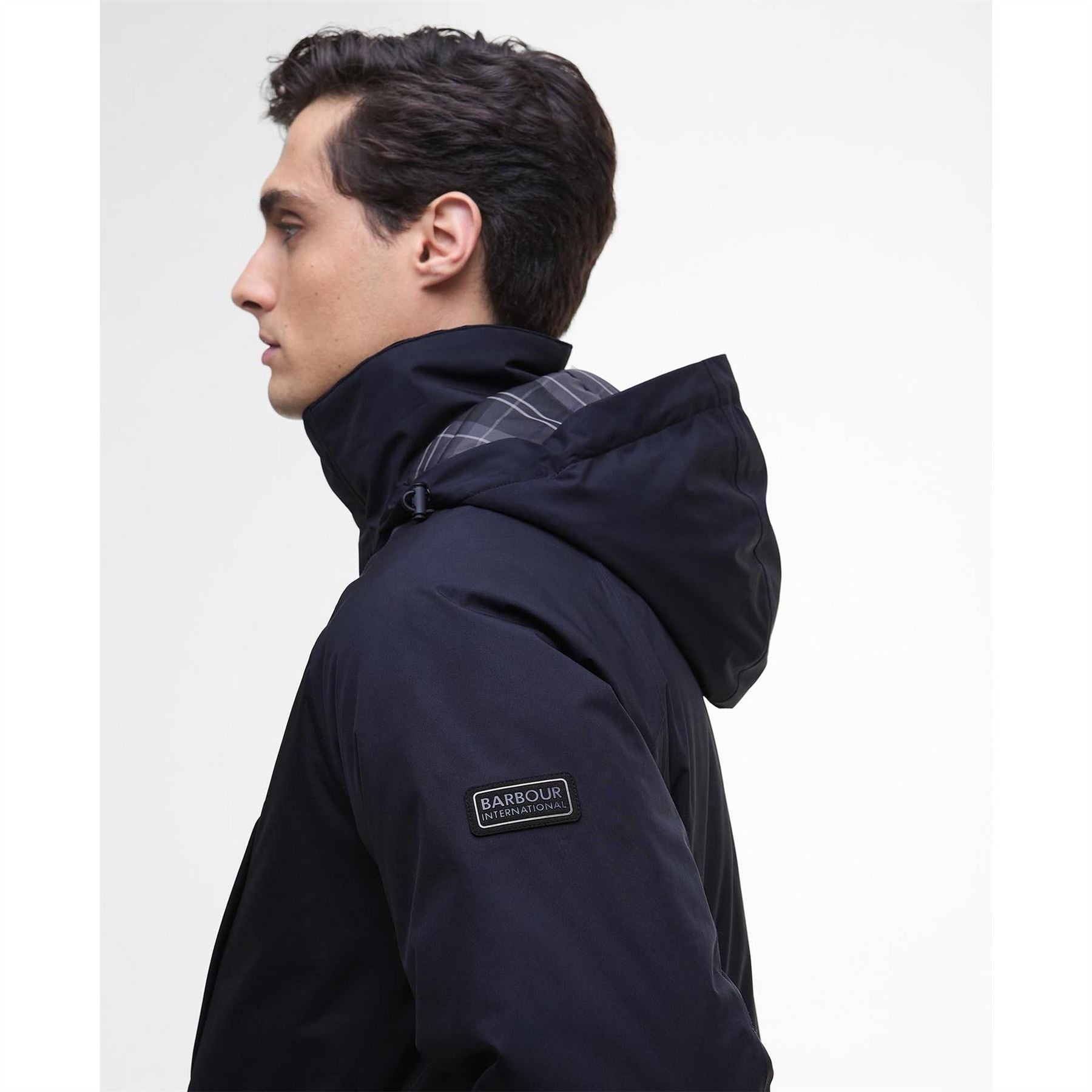 Barbour International Willett Waterproof Hooded Long Sleeve Rain Anorak