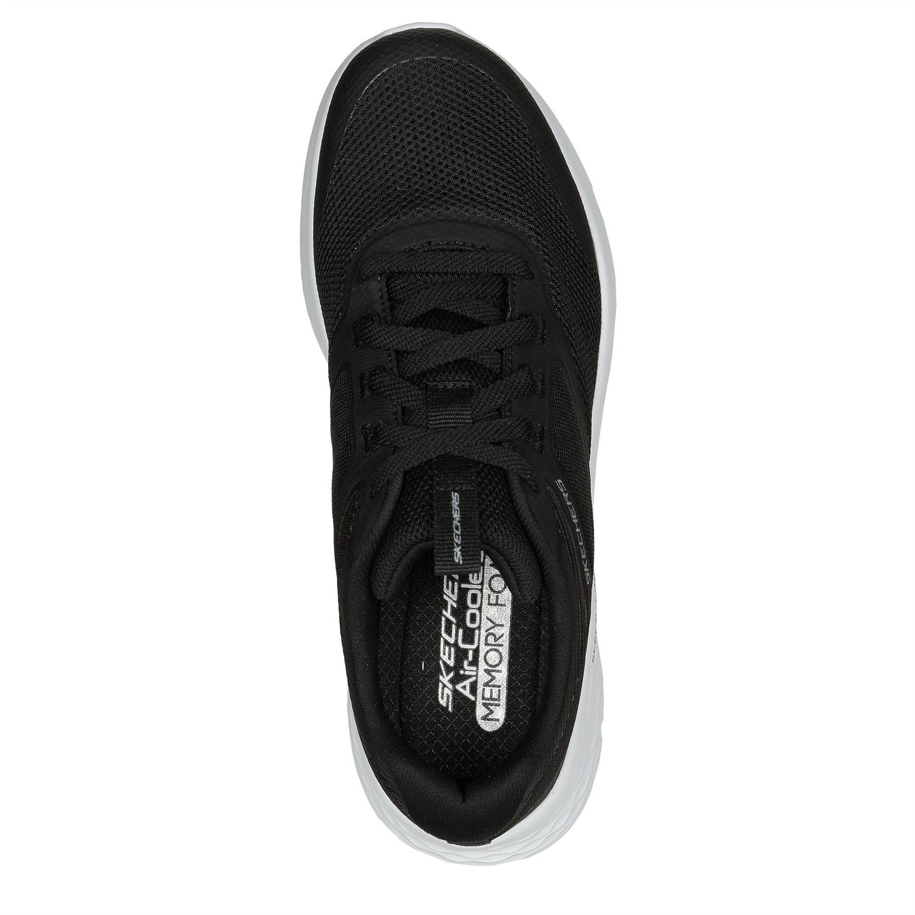 Skechers Womens Hotmelt Overlay Mesh Lace Up W Slip On Trainers