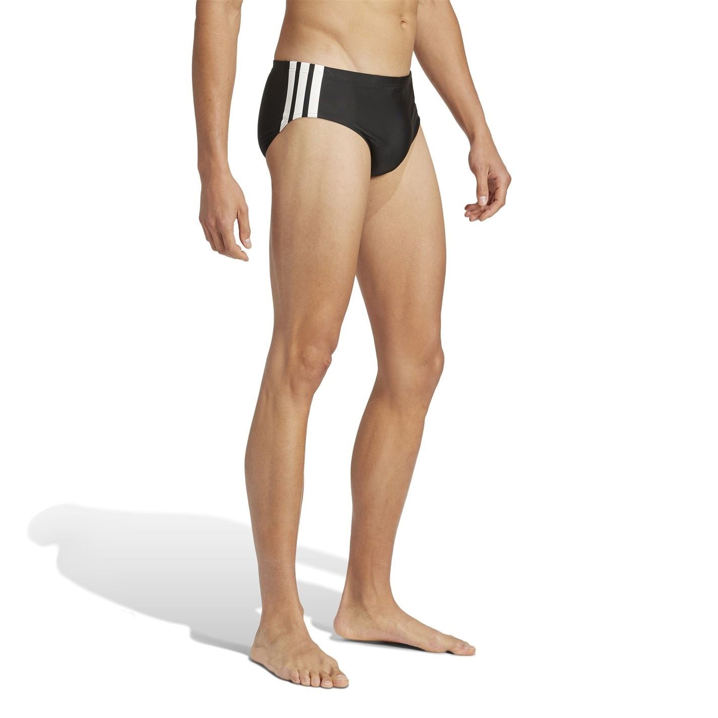 adidas Mens 3 Stripes Swim Trunks