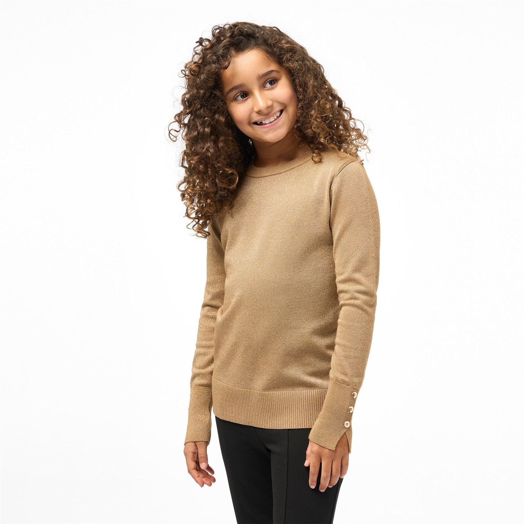Biba Girls Soft Shimmer Jumper