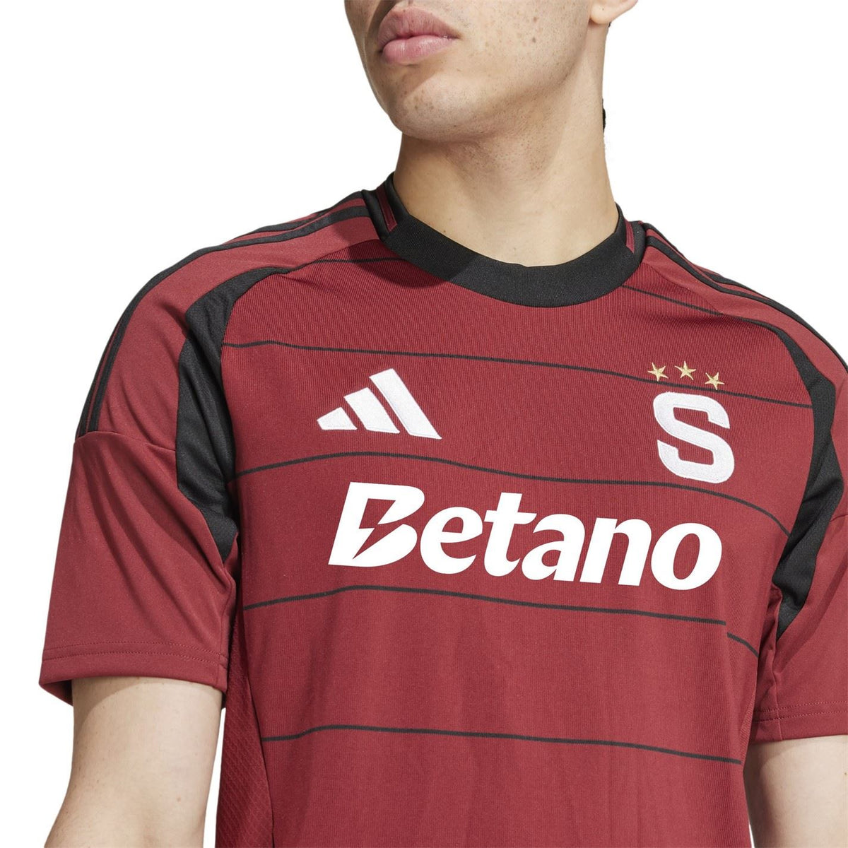 adidas Sparta Prague Home Shirt 2024 2025 Adults