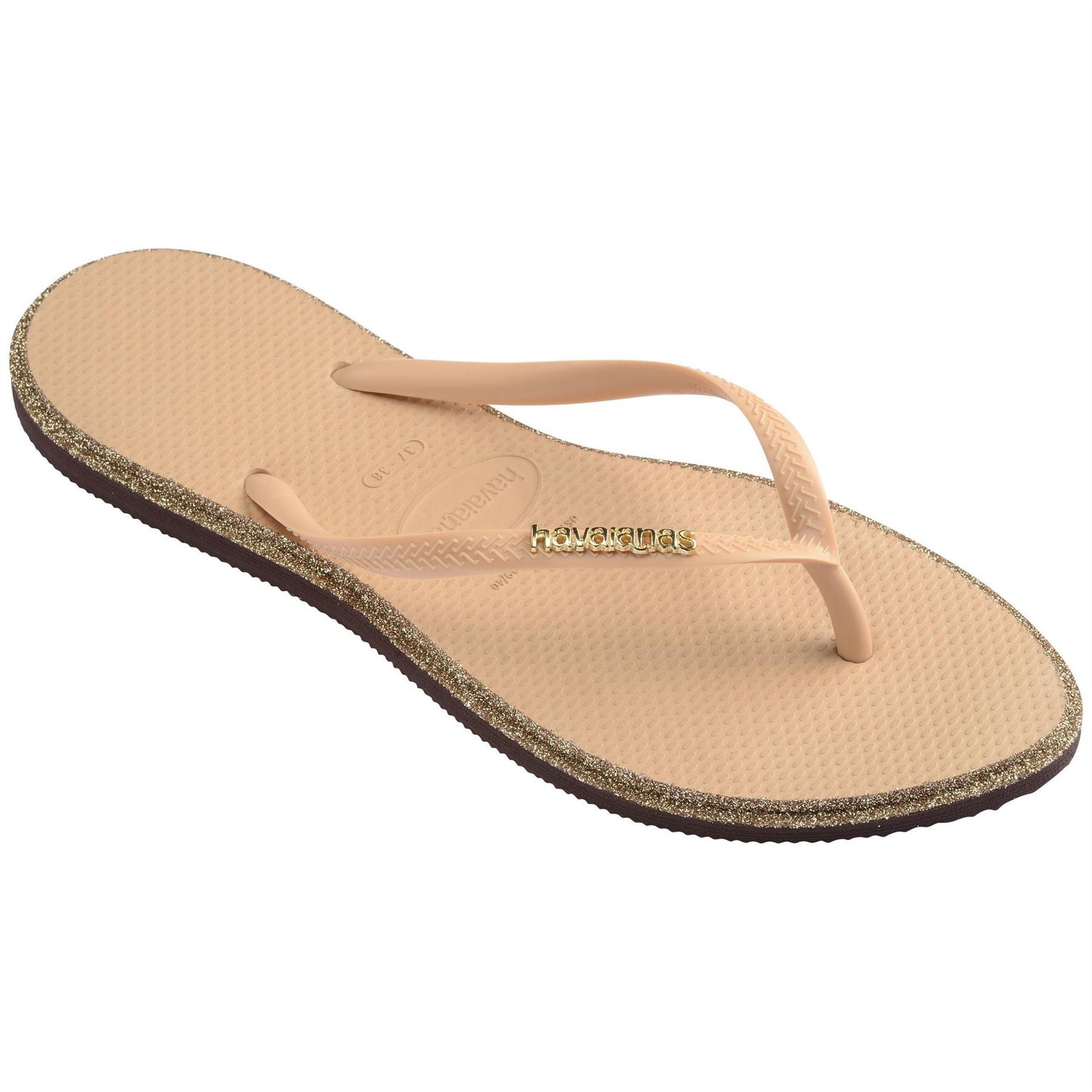 Havaianas Slim Point Glitter Flip Flops