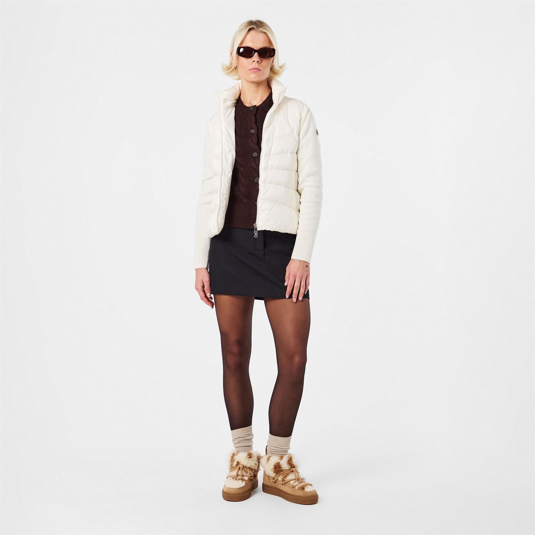 Inuikii Teddy Low Snug Boots Lace Up Flats