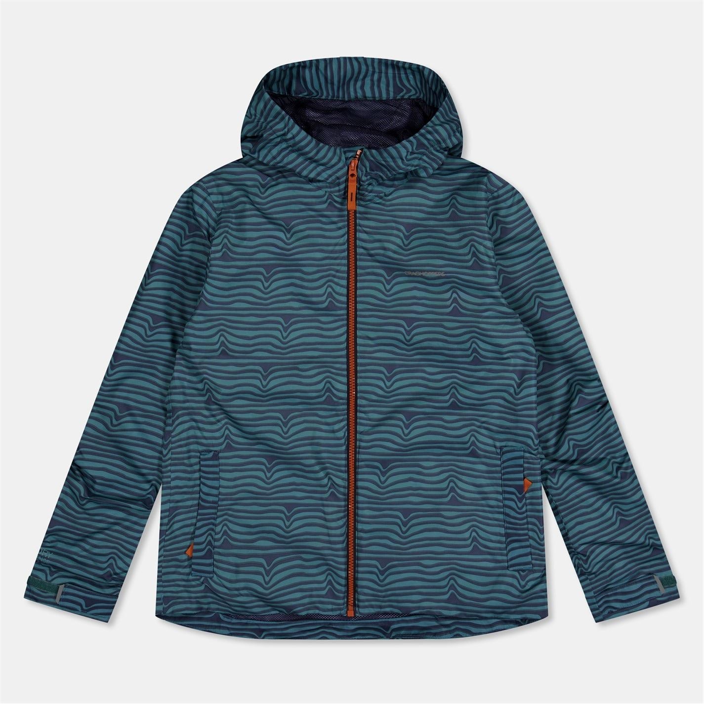 Craghoppers Rowan Hooded Wave Patterned Rain Jacket