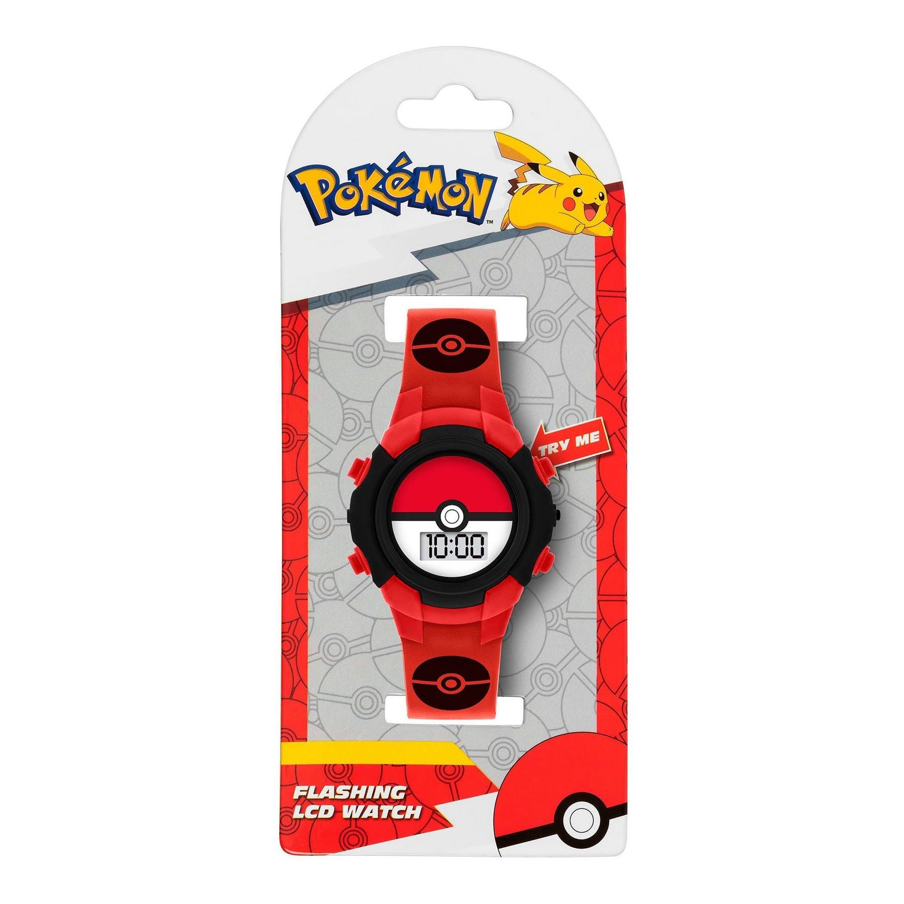Accutime Flashing Watch Red