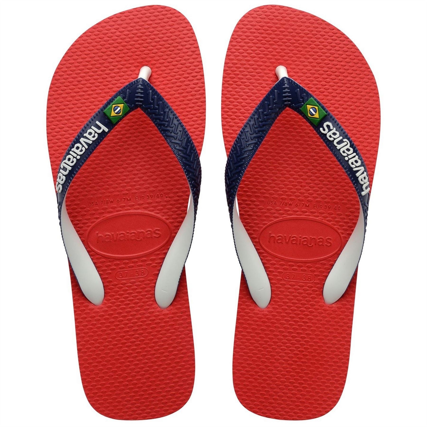 Havaianas Brasil Logo Flip Flops