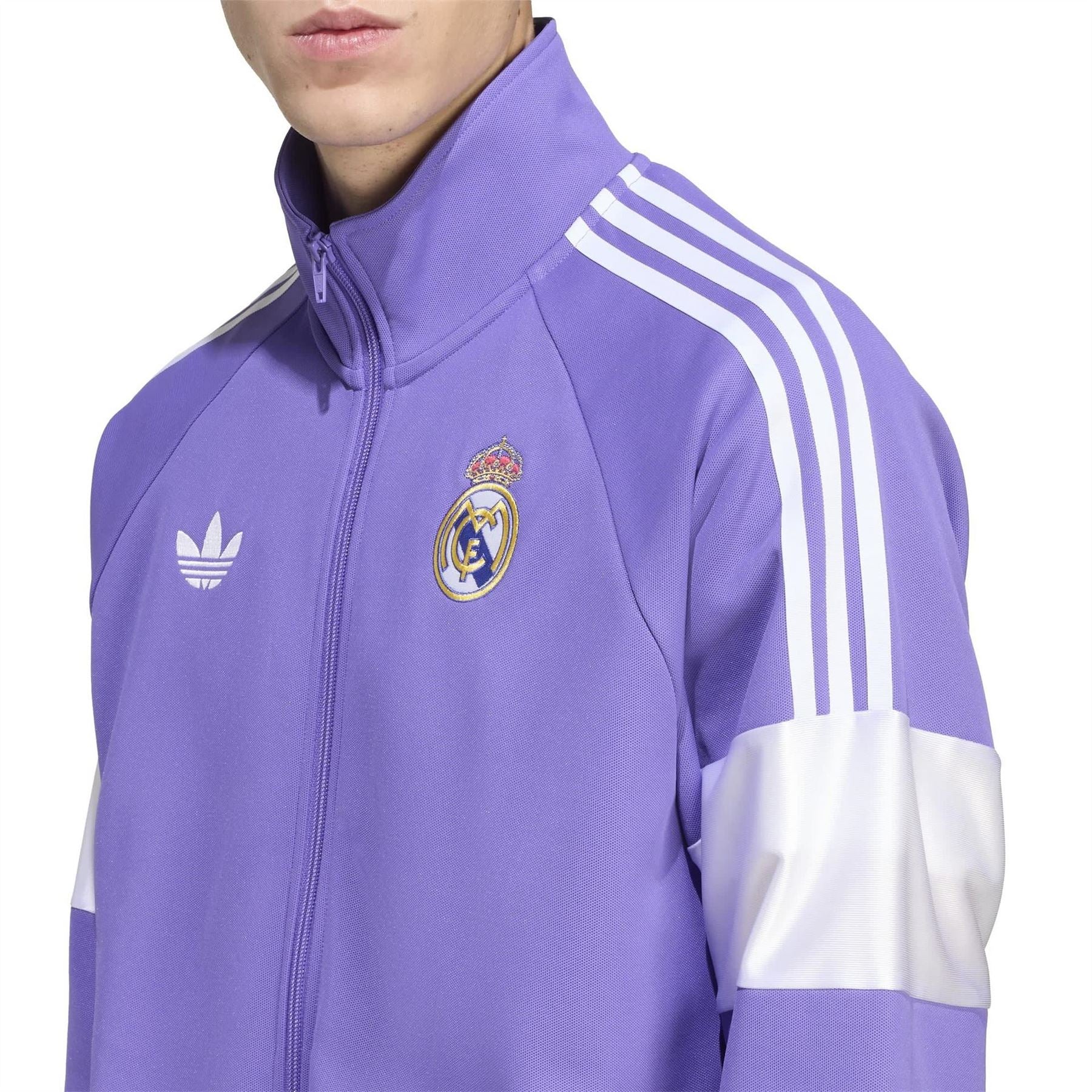 adidas Mens Real Madrid Originals Tracksuit Top 25 26