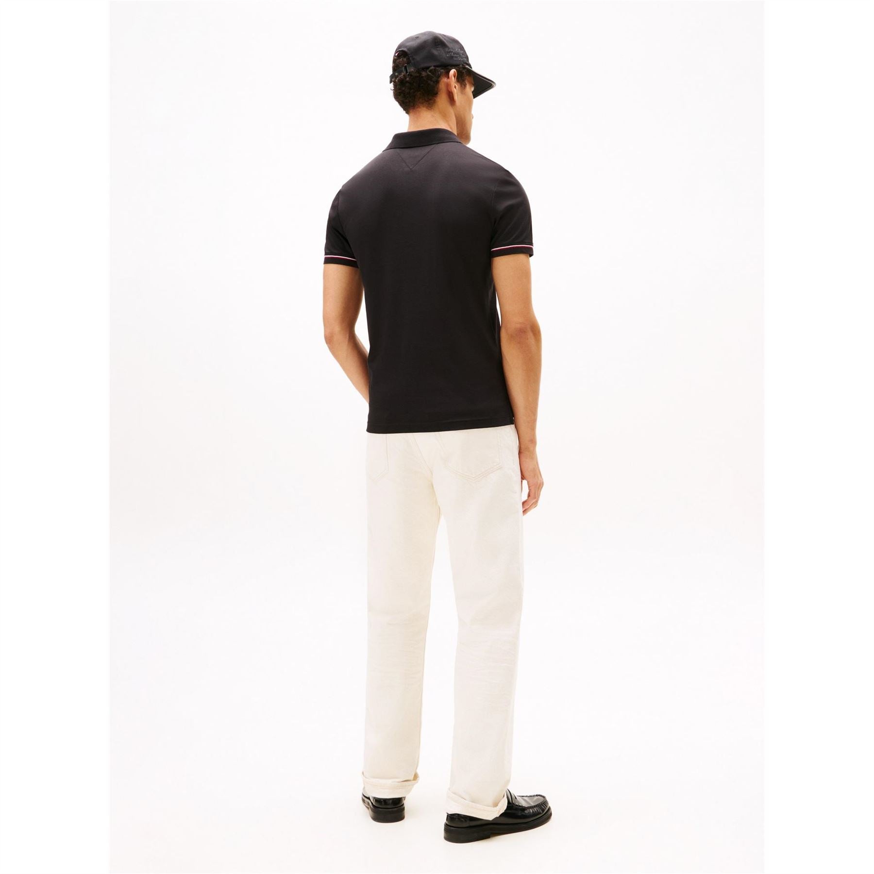 Tommy Hilfiger Liquidtip Collared Neck Short Sleeve Polo Shirt