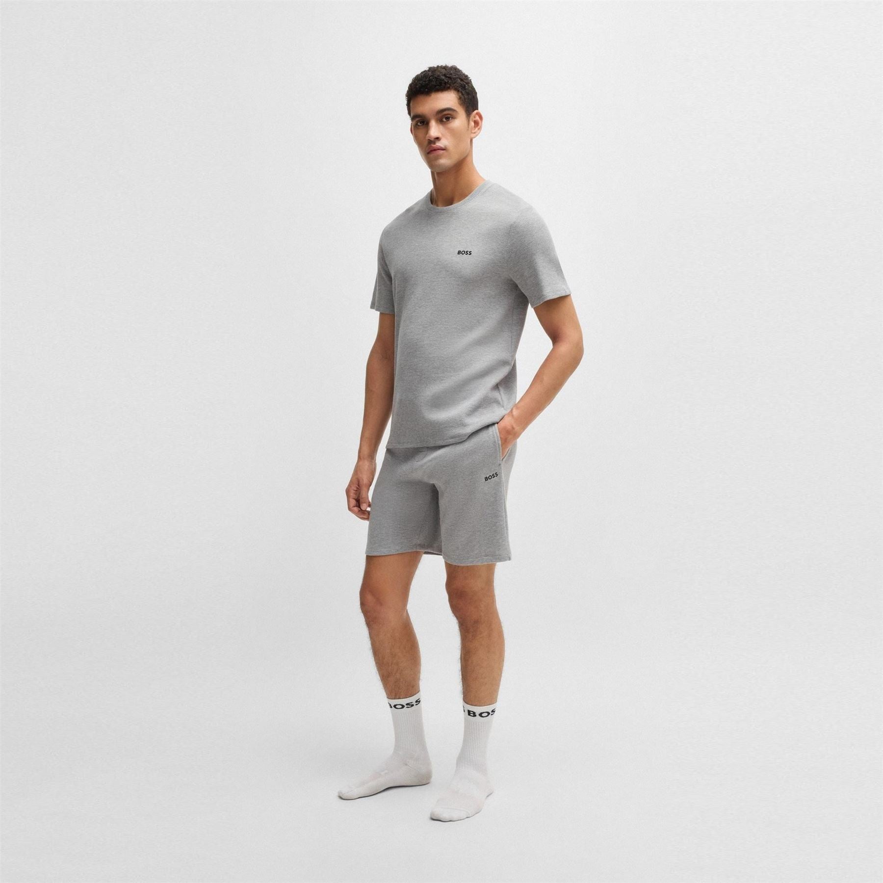 Boss BOSS Bodywear Waffle Soft Texture Shorts