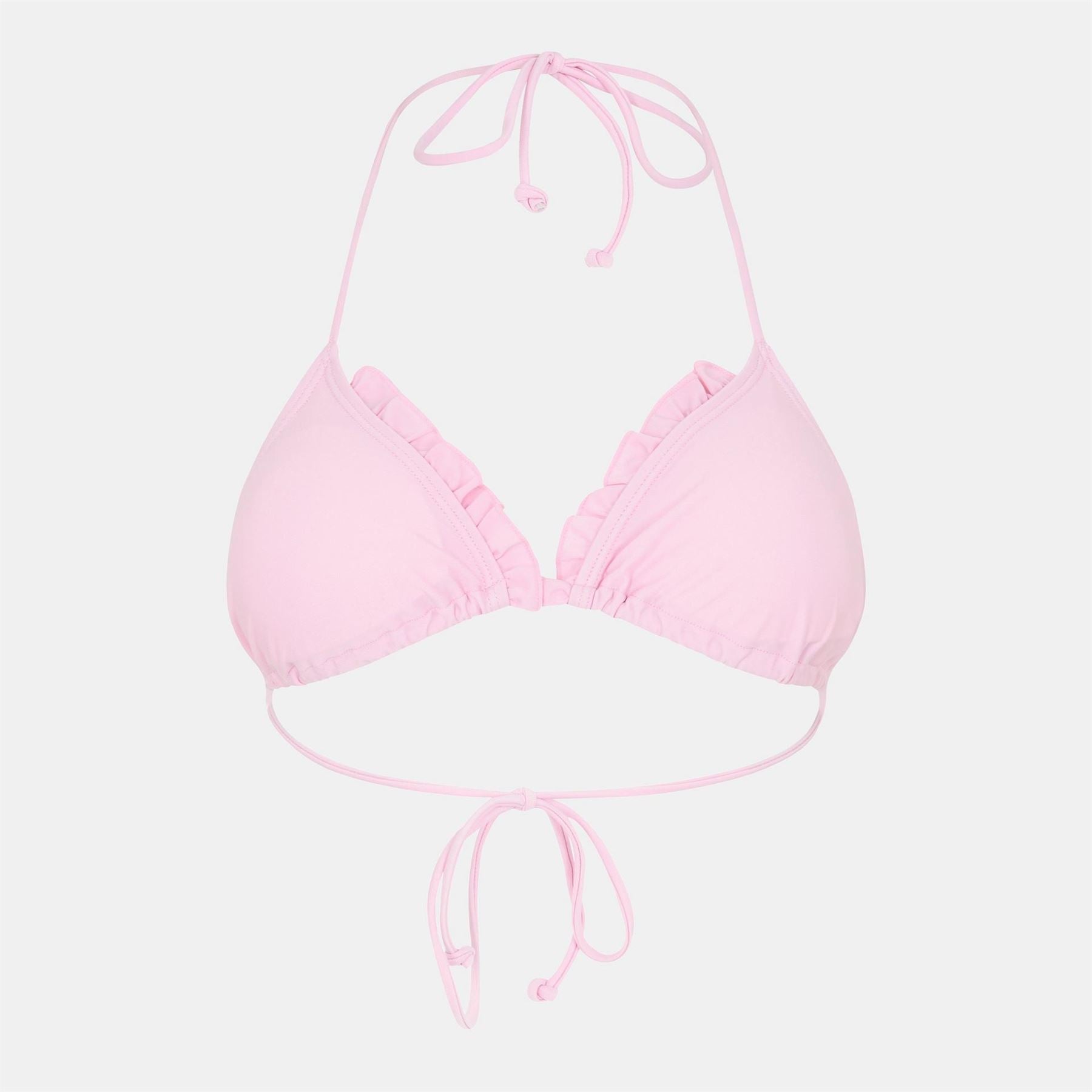 Brave Soul Bikini Top With Frill Edge
