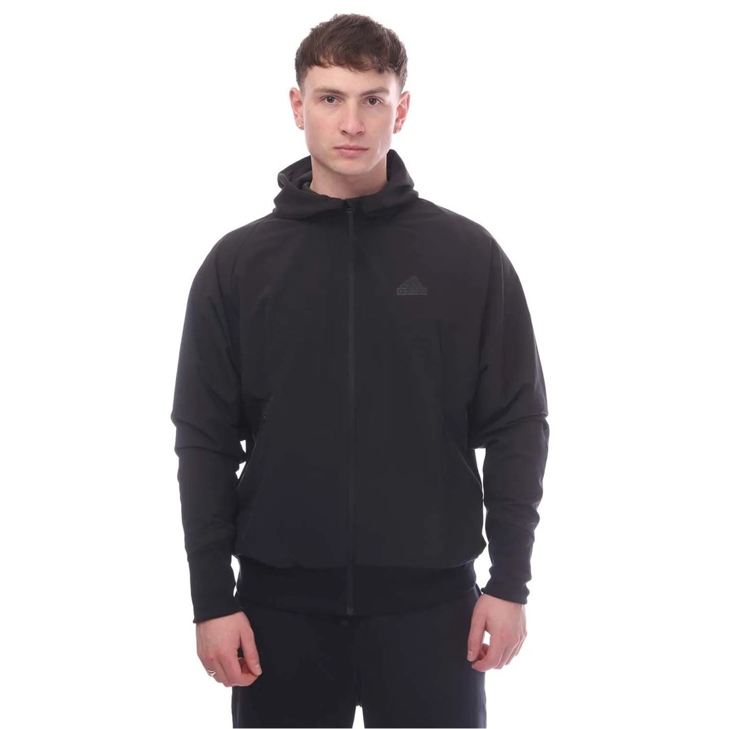 adidas Z.N.E Hooded Ribbed Cuff Sweat Jacket