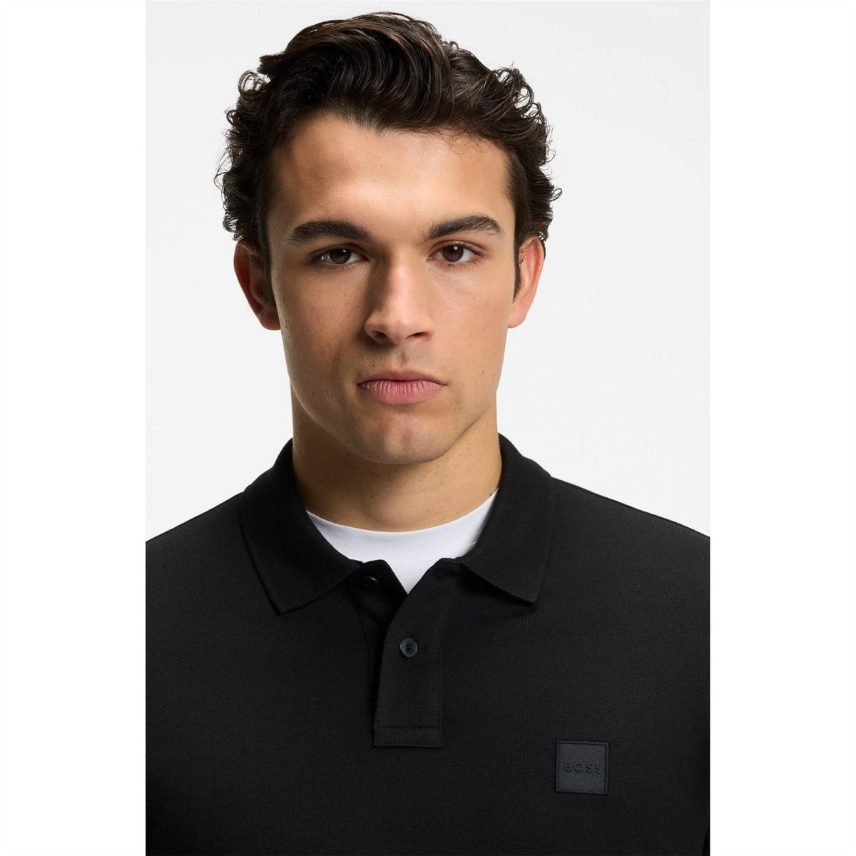 Boss BOSS ORANGE Passerby Premium Cotton Long Sleeve Polo Shirt with Logo Detail