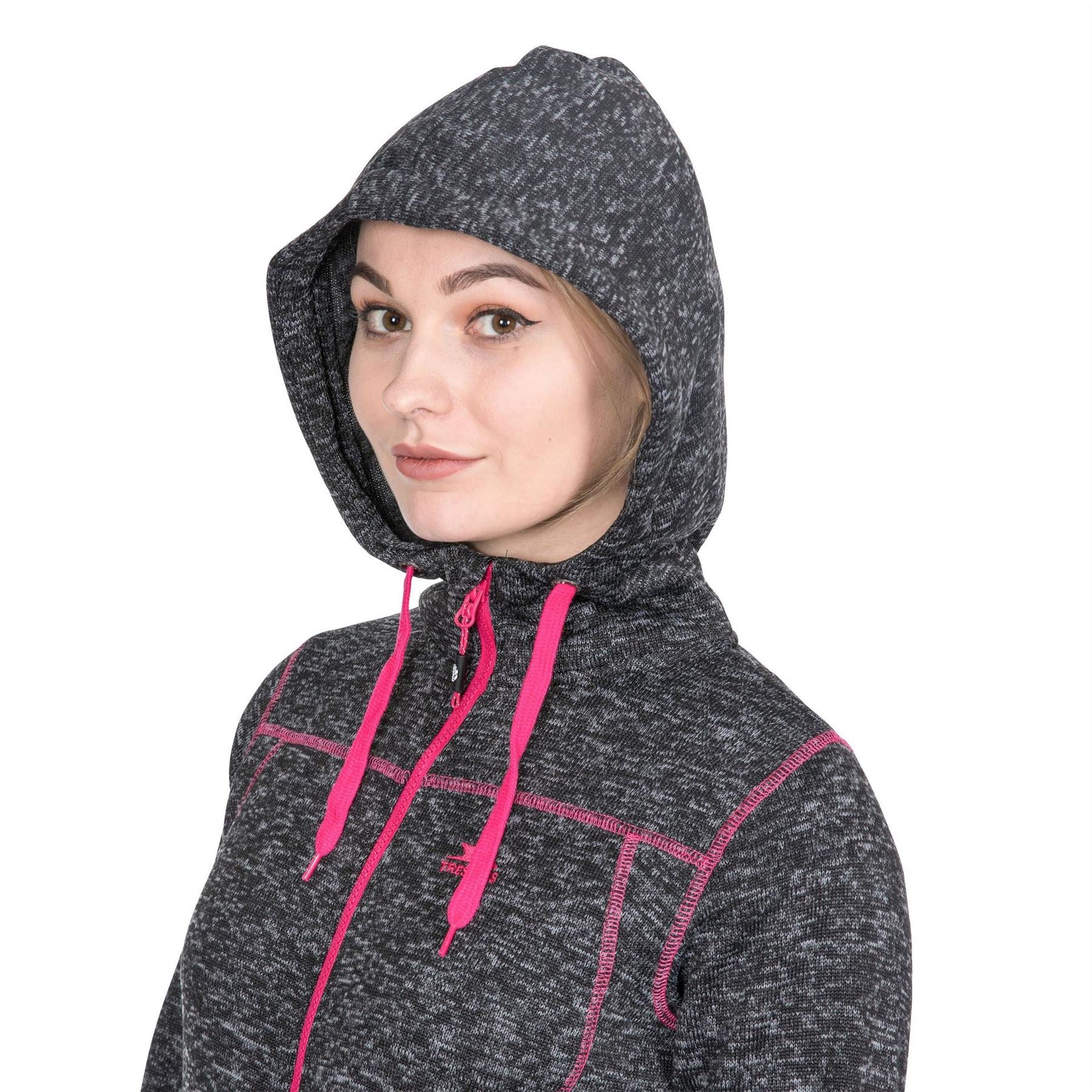 Trespass Odelia Hooded Neck Long Sleeve Sweatshirt