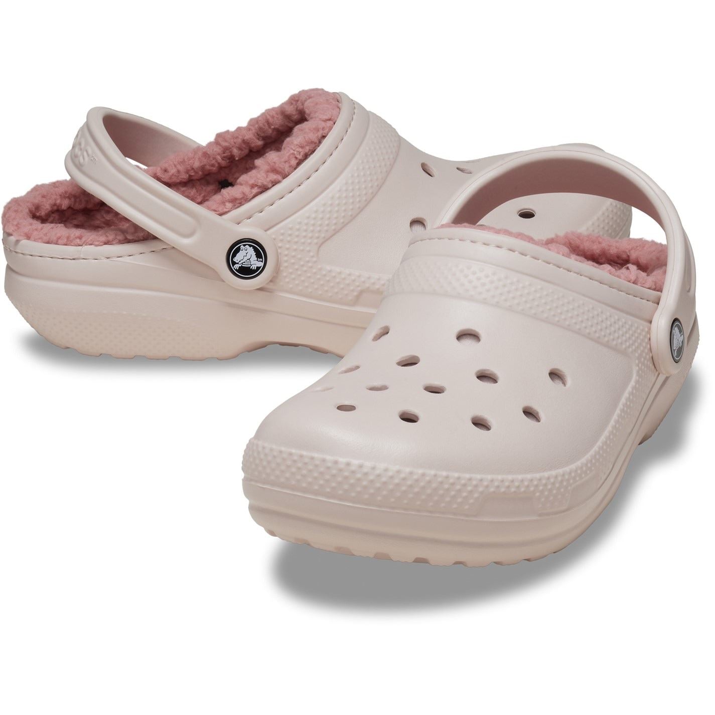 Crocs Lined Shuv Clogs with Perforated Toe